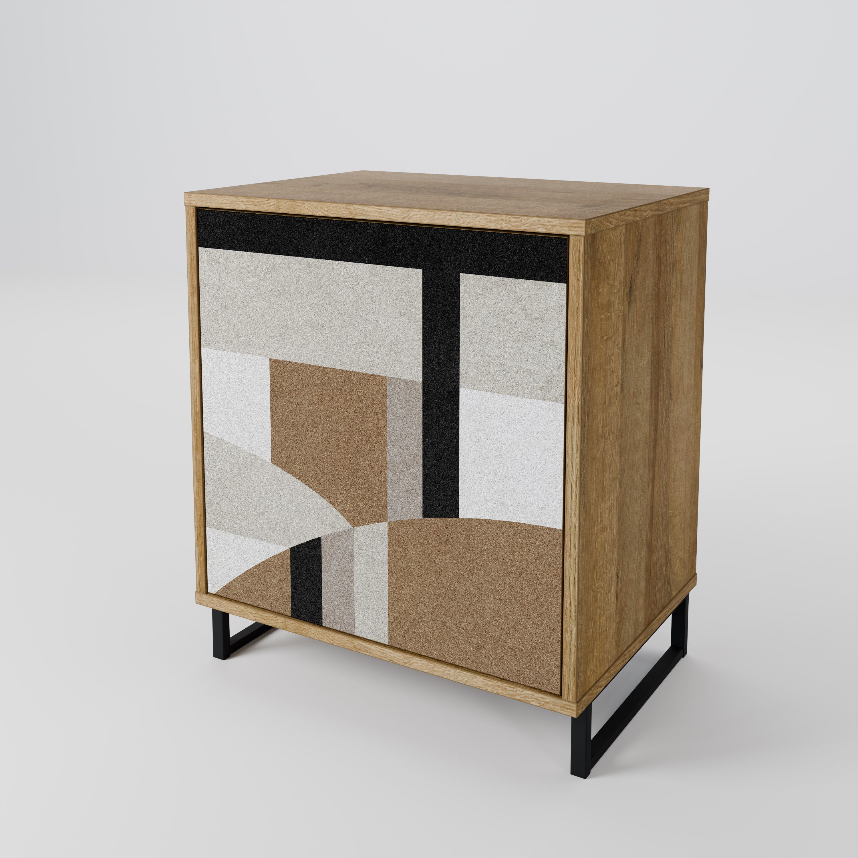 DELICATE MEMENTO Komoda 1-drzwiowa korpus Dąb Riva