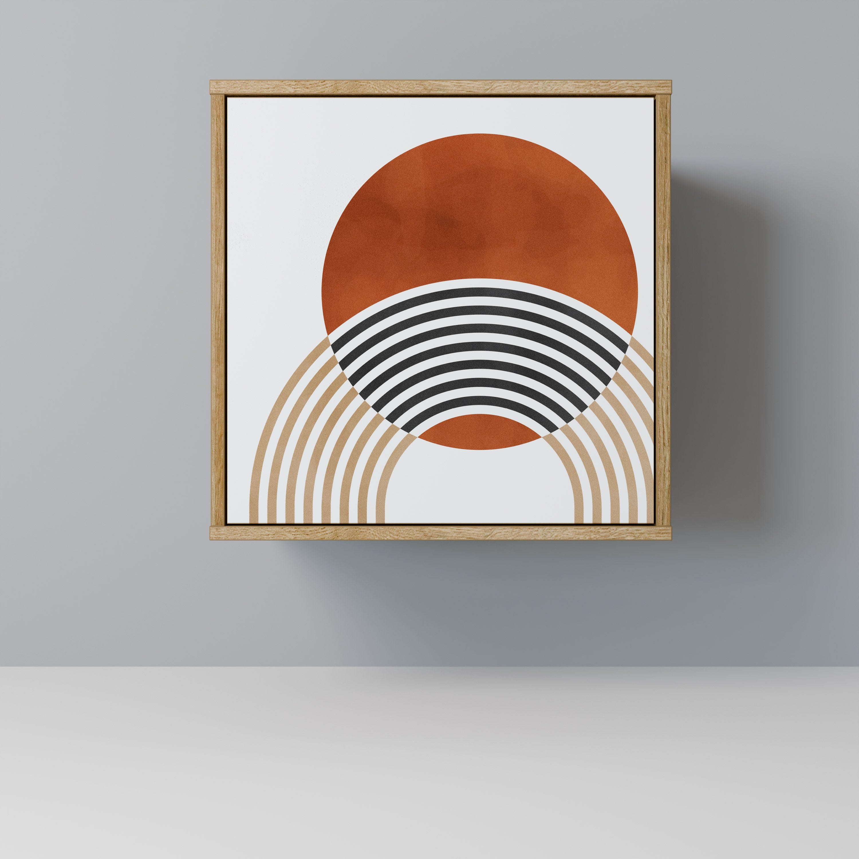 CIRCLE RHYTM Komoda 1-drzwiowa korpus Dąb Riva