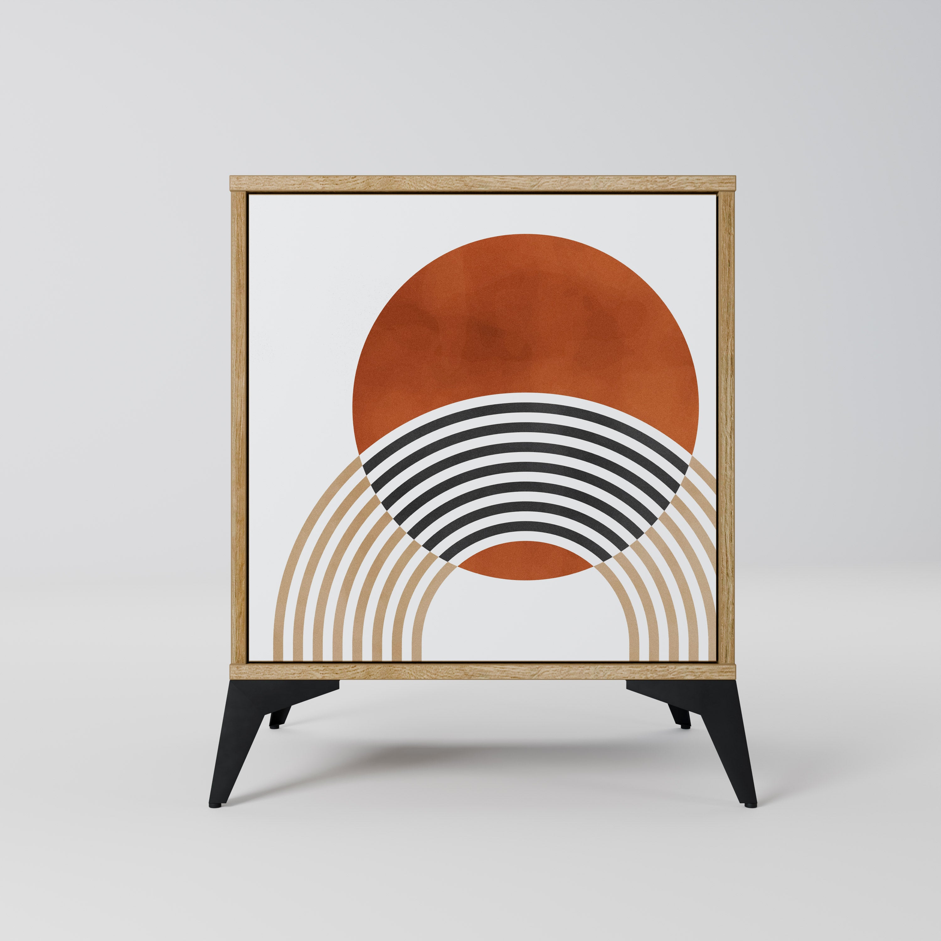 CIRCLE RHYTM Komoda 1-drzwiowa korpus Dąb Riva