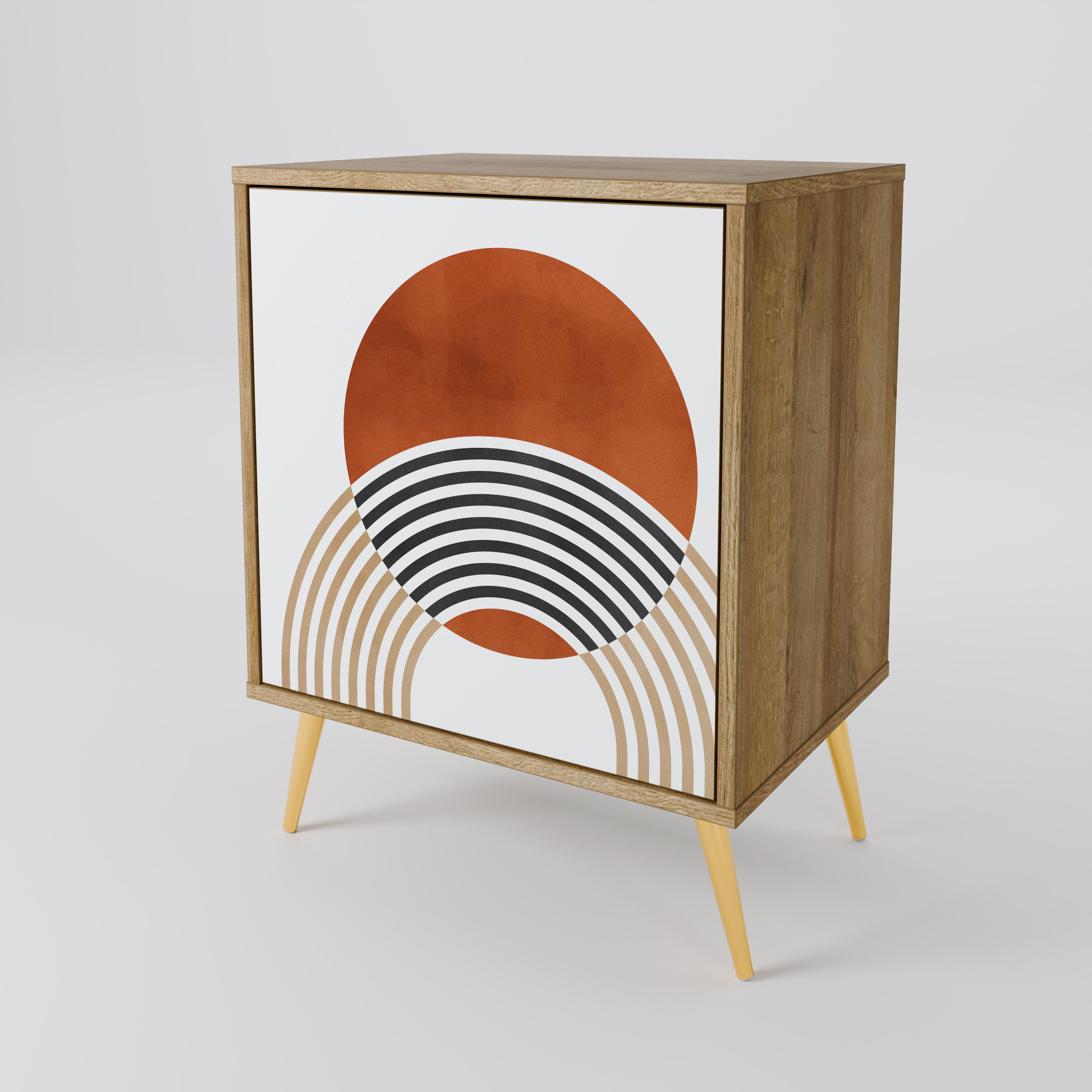 CIRCLE RHYTM Komoda 1-drzwiowa korpus Dąb Riva