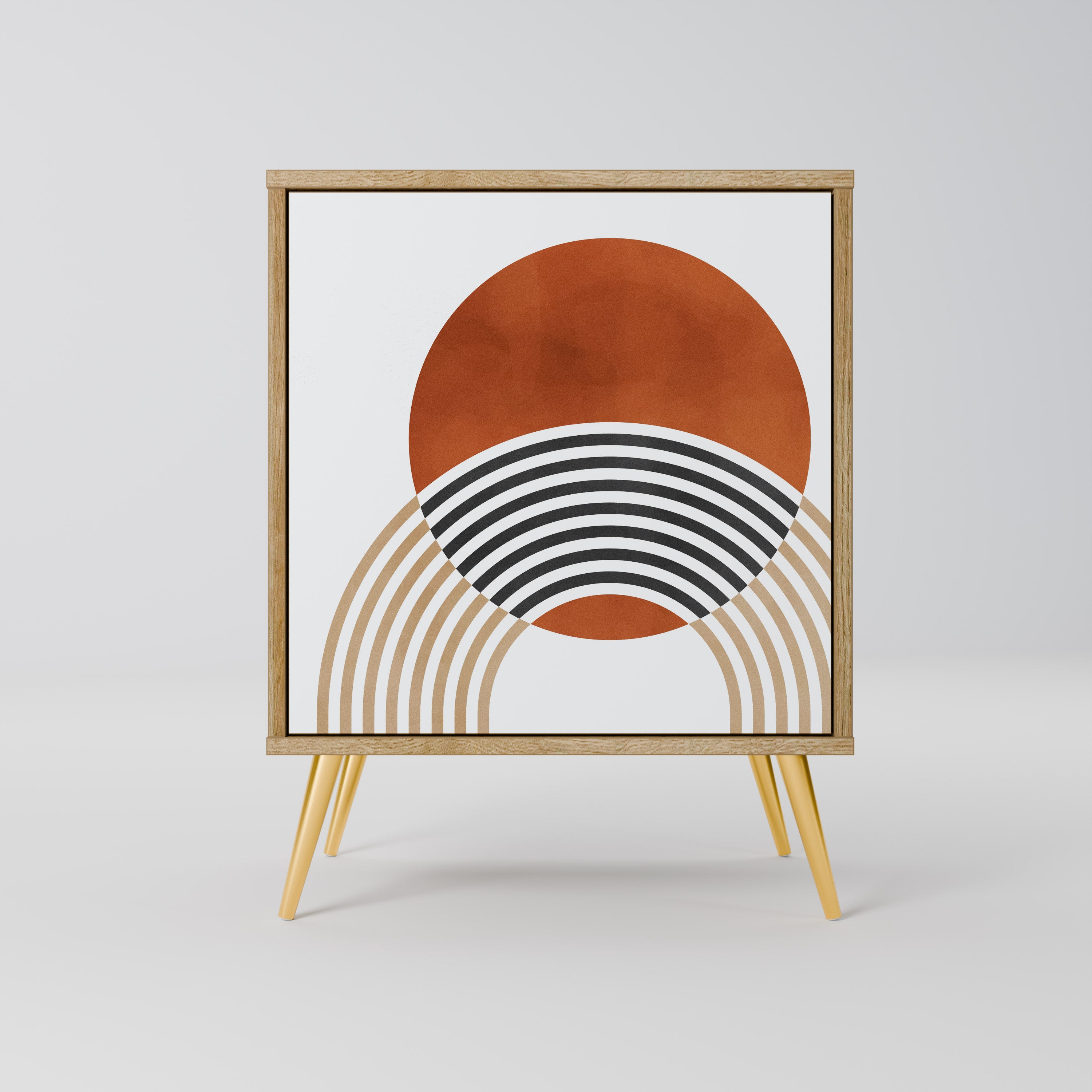 CIRCLE RHYTM Komoda 1-drzwiowa korpus Dąb Riva