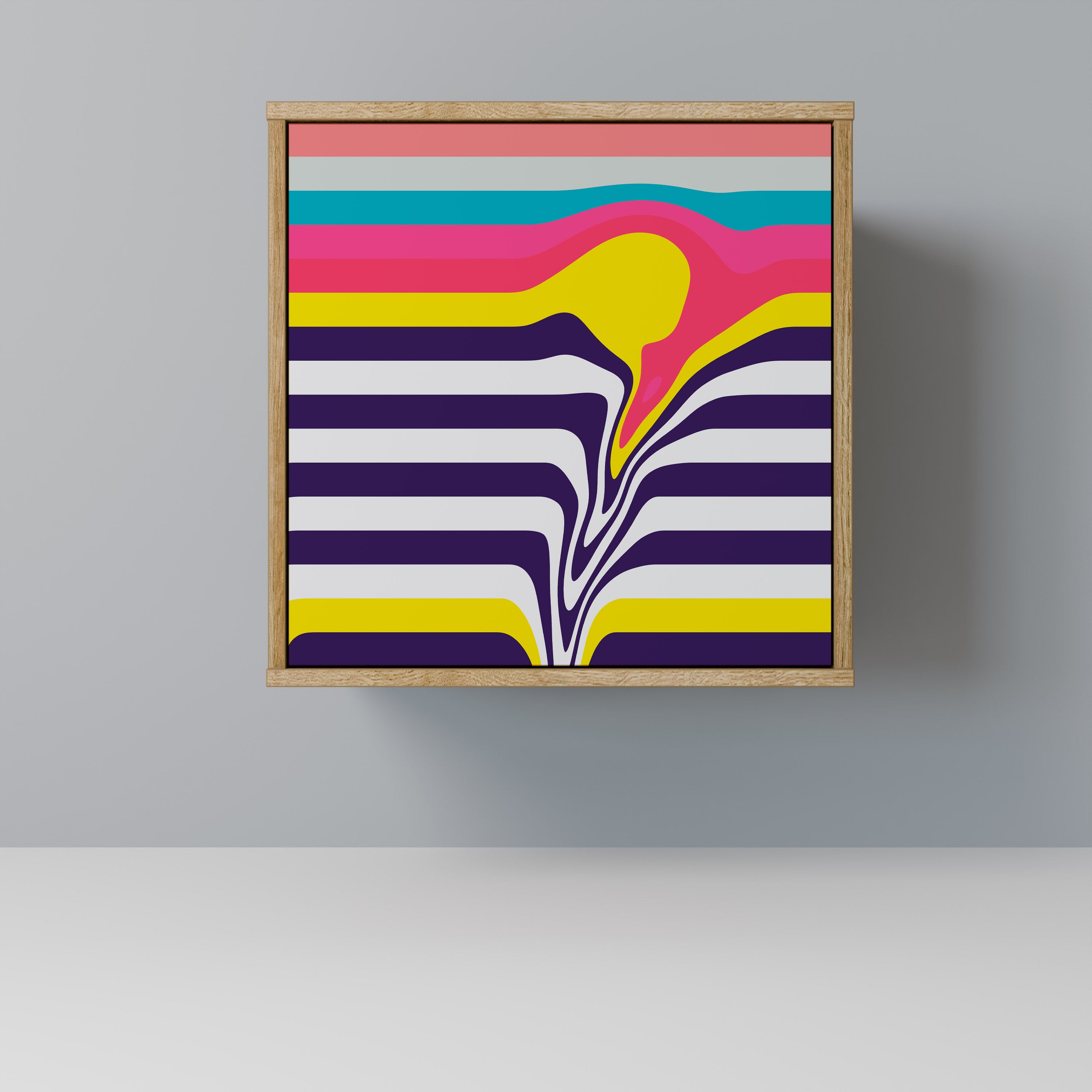 TONE COLLAPSE Komoda 1-drzwiowa korpus Dąb Riva