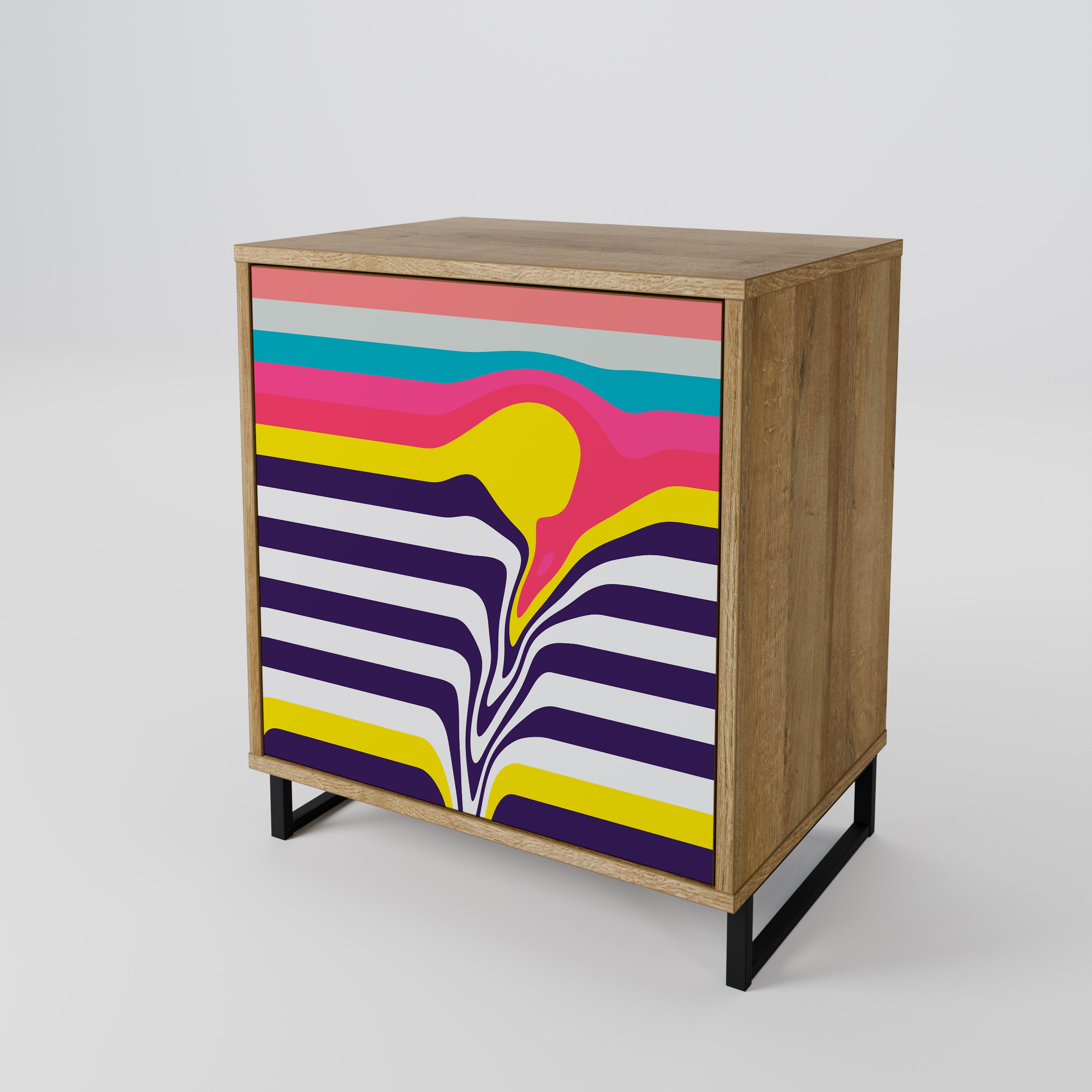 TONE COLLAPSE Komoda 1-drzwiowa korpus Dąb Riva