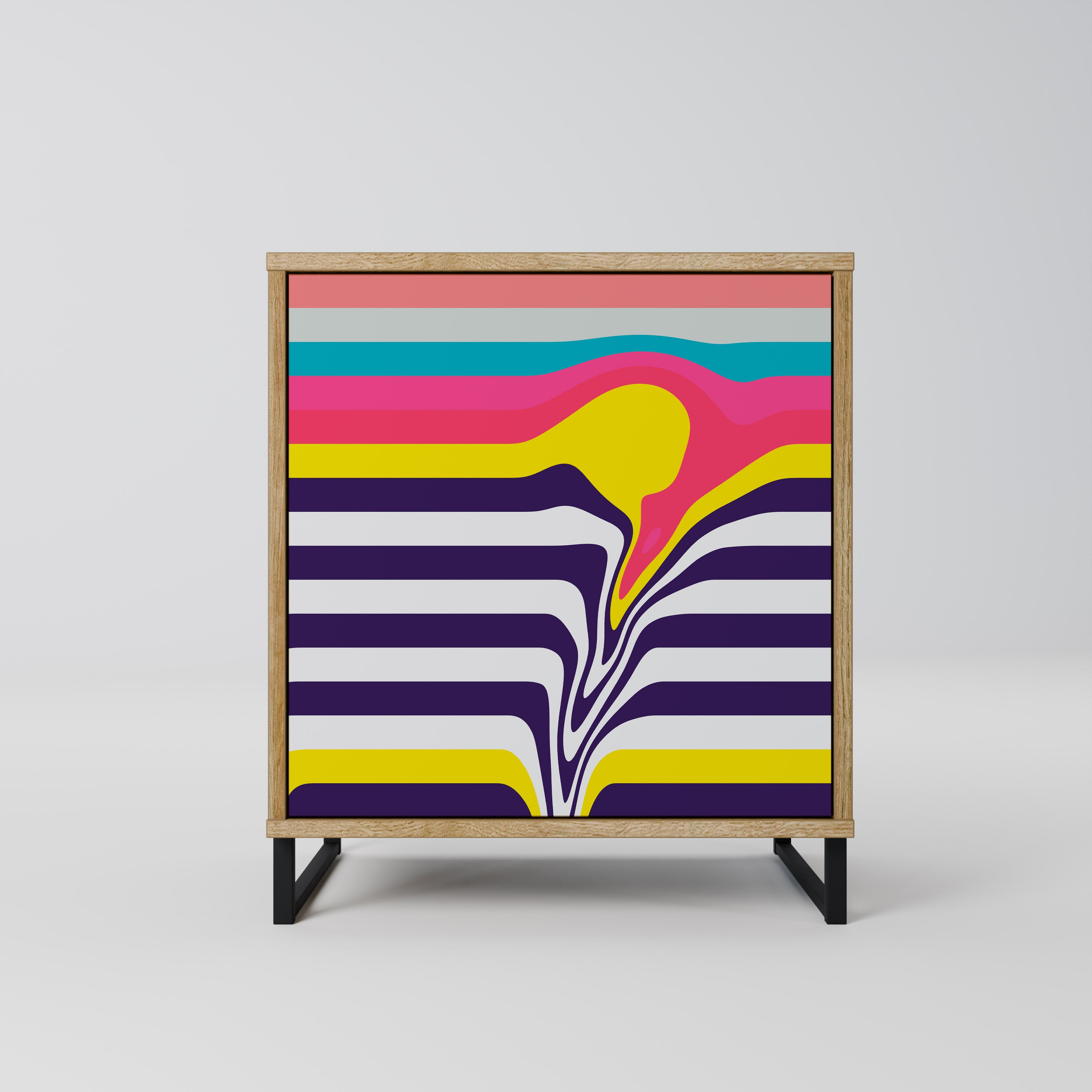 TONE COLLAPSE Komoda 1-drzwiowa korpus Dąb Riva