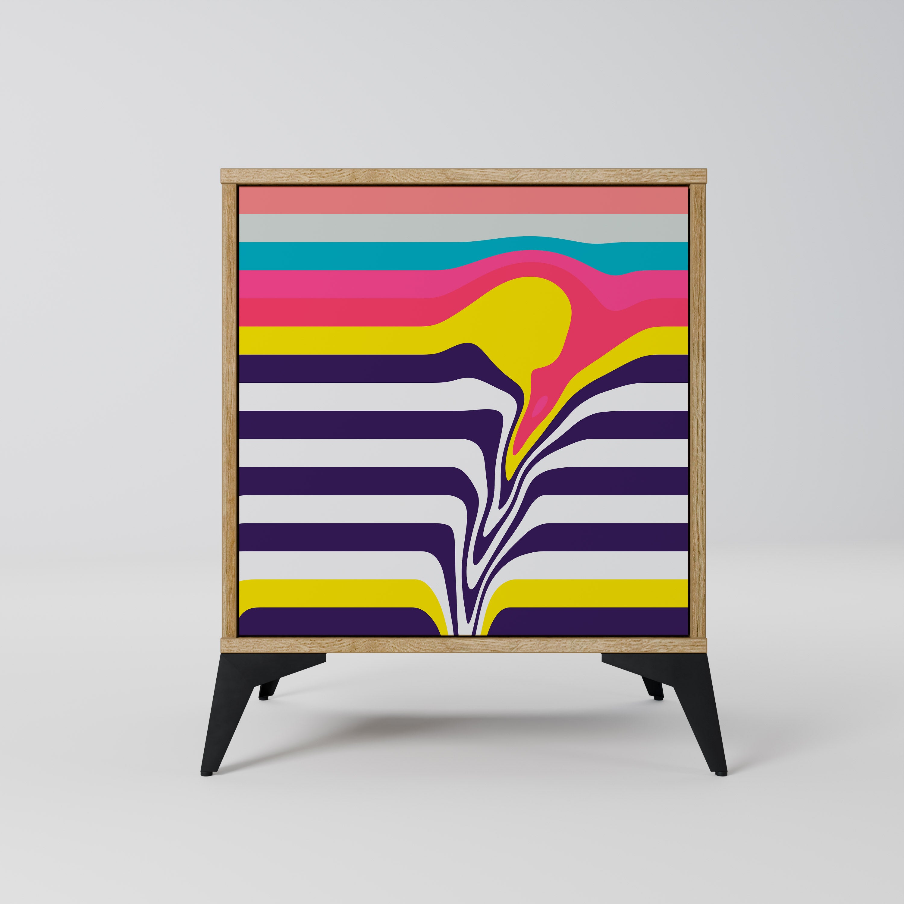 TONE COLLAPSE Komoda 1-drzwiowa korpus Dąb Riva