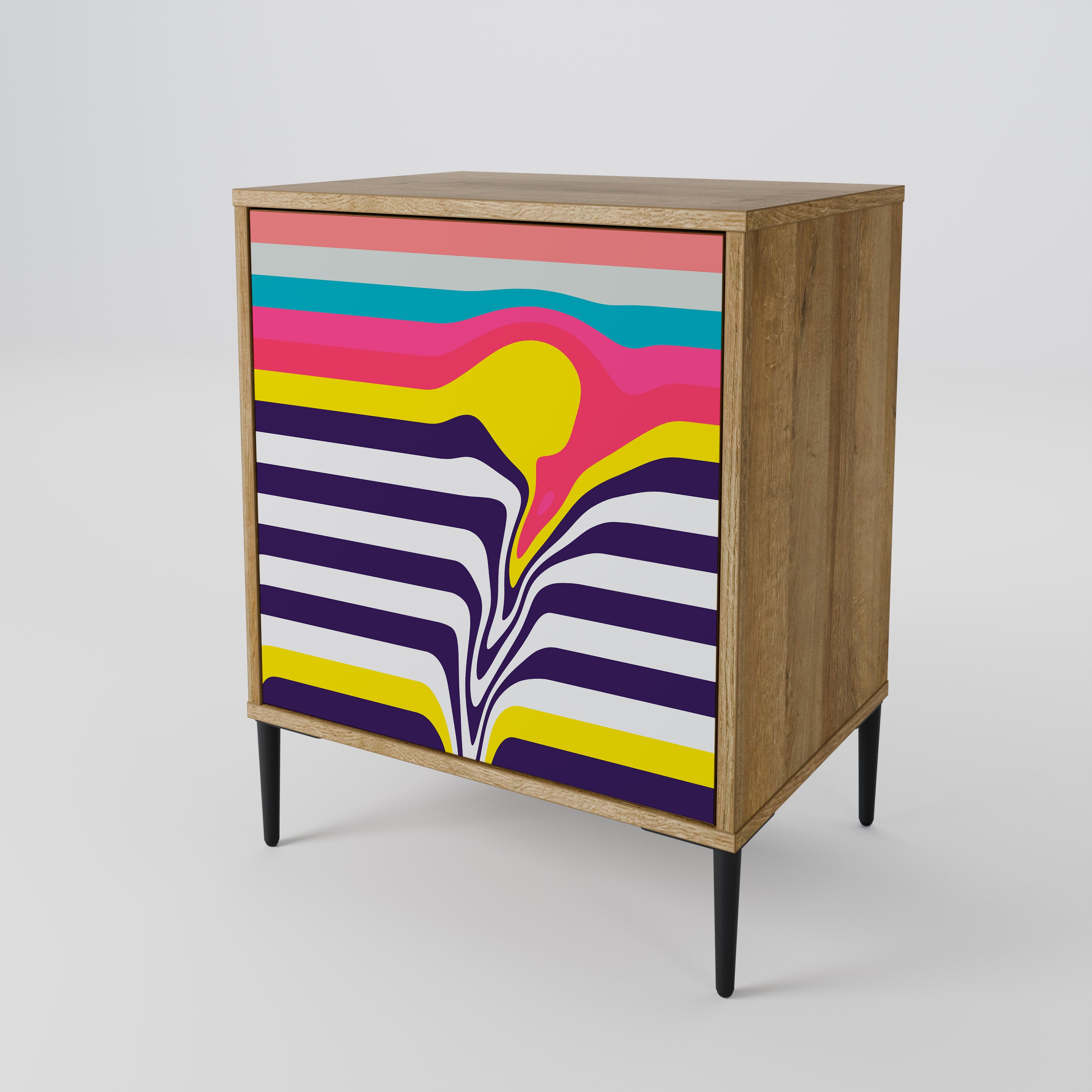 TONE COLLAPSE Komoda 1-drzwiowa korpus Dąb Riva