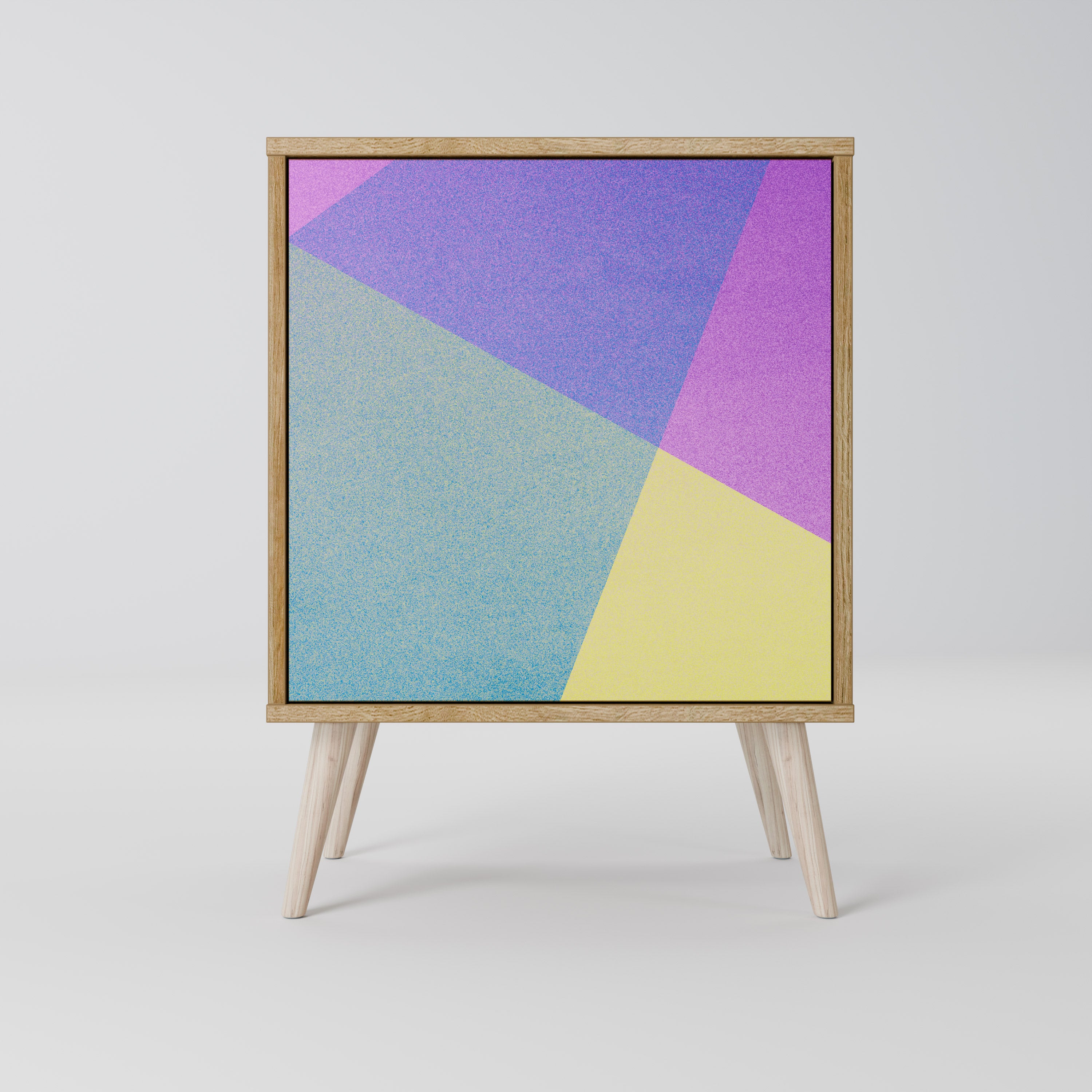 BRIGHT GEOMETRY Komoda 1-drzwiowa korpus Dąb Riva