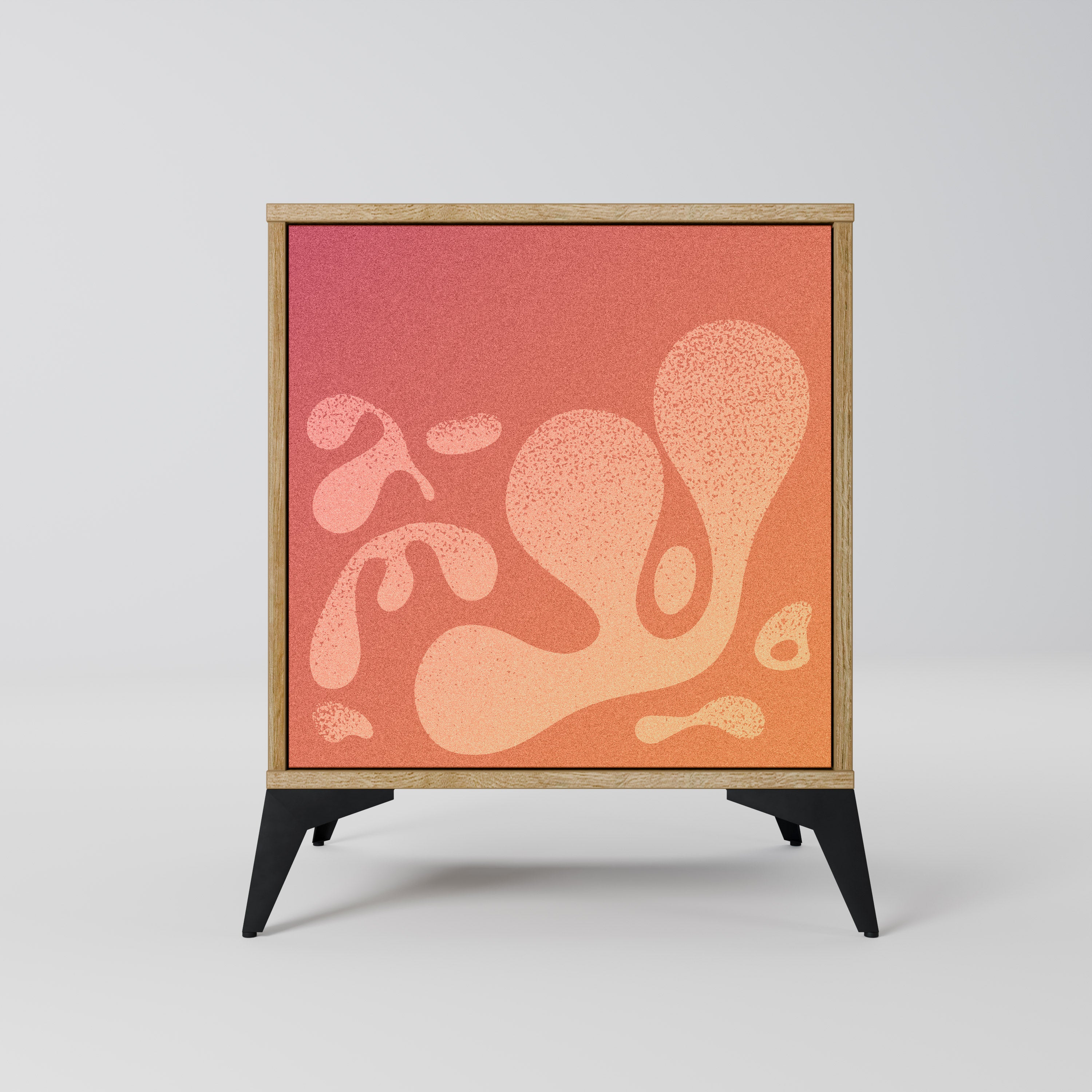 IRREGULAR PINK Komoda 1-drzwiowa korpus Dąb Riva