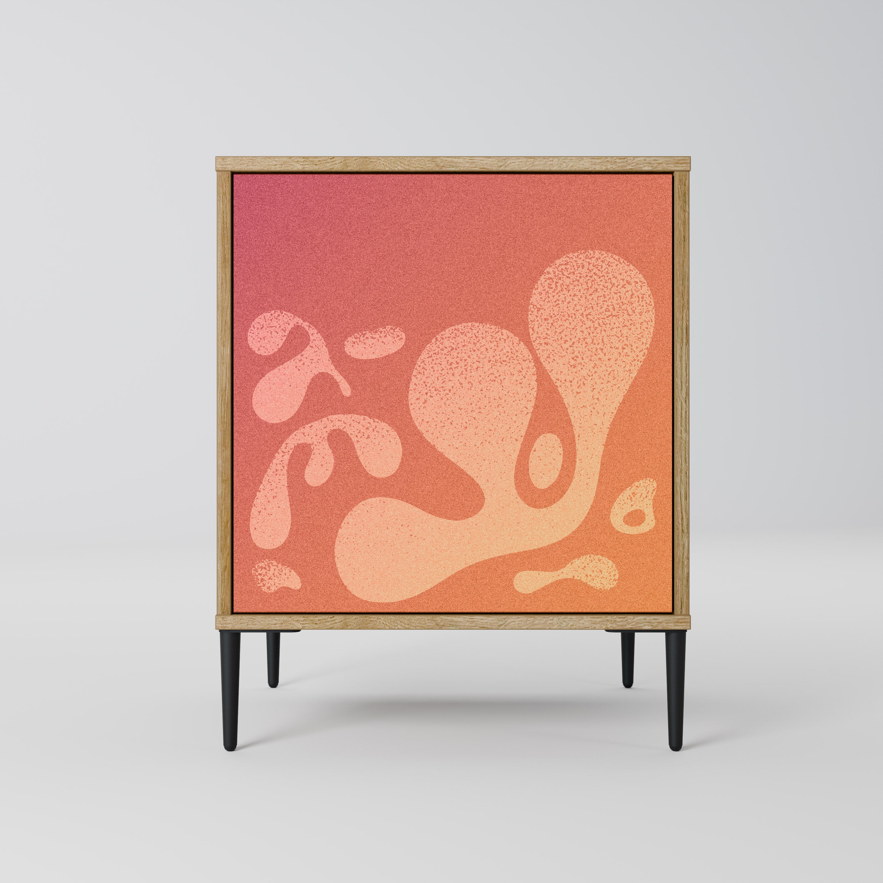 IRREGULAR PINK Komoda 1-drzwiowa korpus Dąb Riva