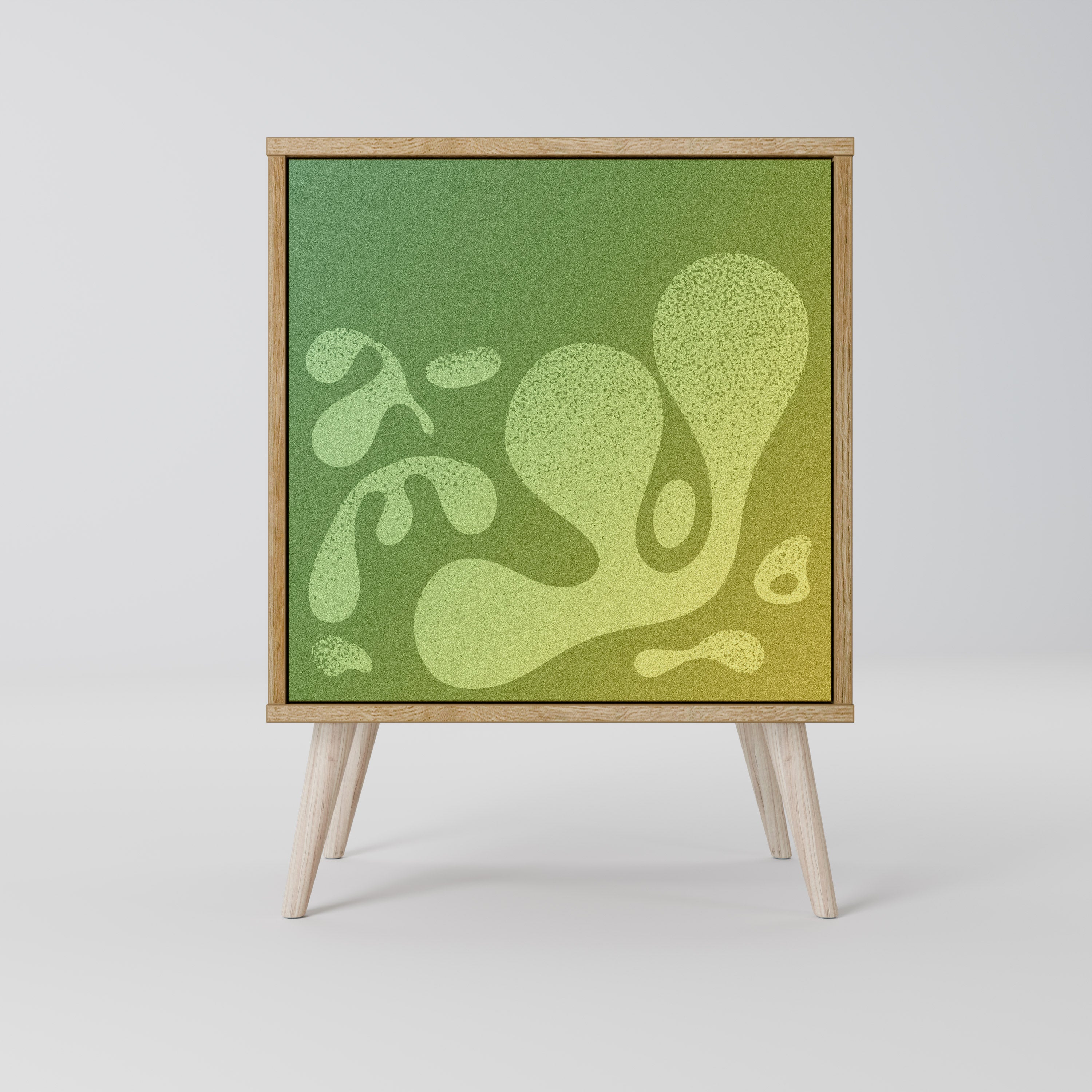 IRREGULAR BLUE Komoda 1-drzwiowa korpus Dąb Riva