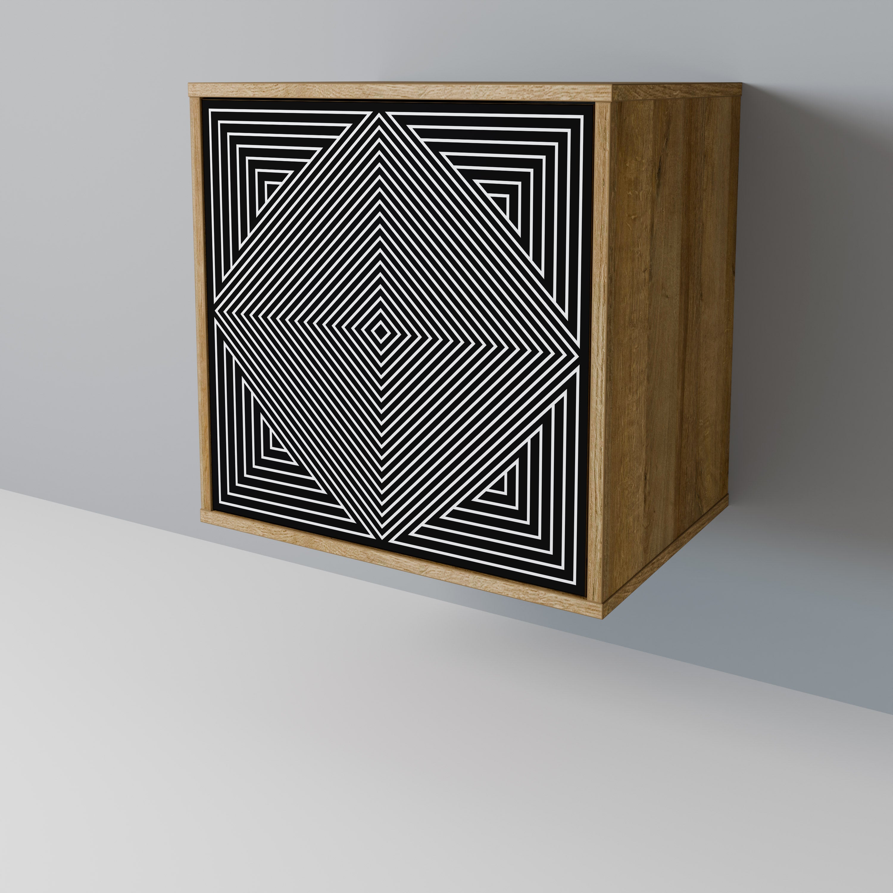POLYGON ILLUSION Komoda 1-drzwiowa korpus Dąb Riva