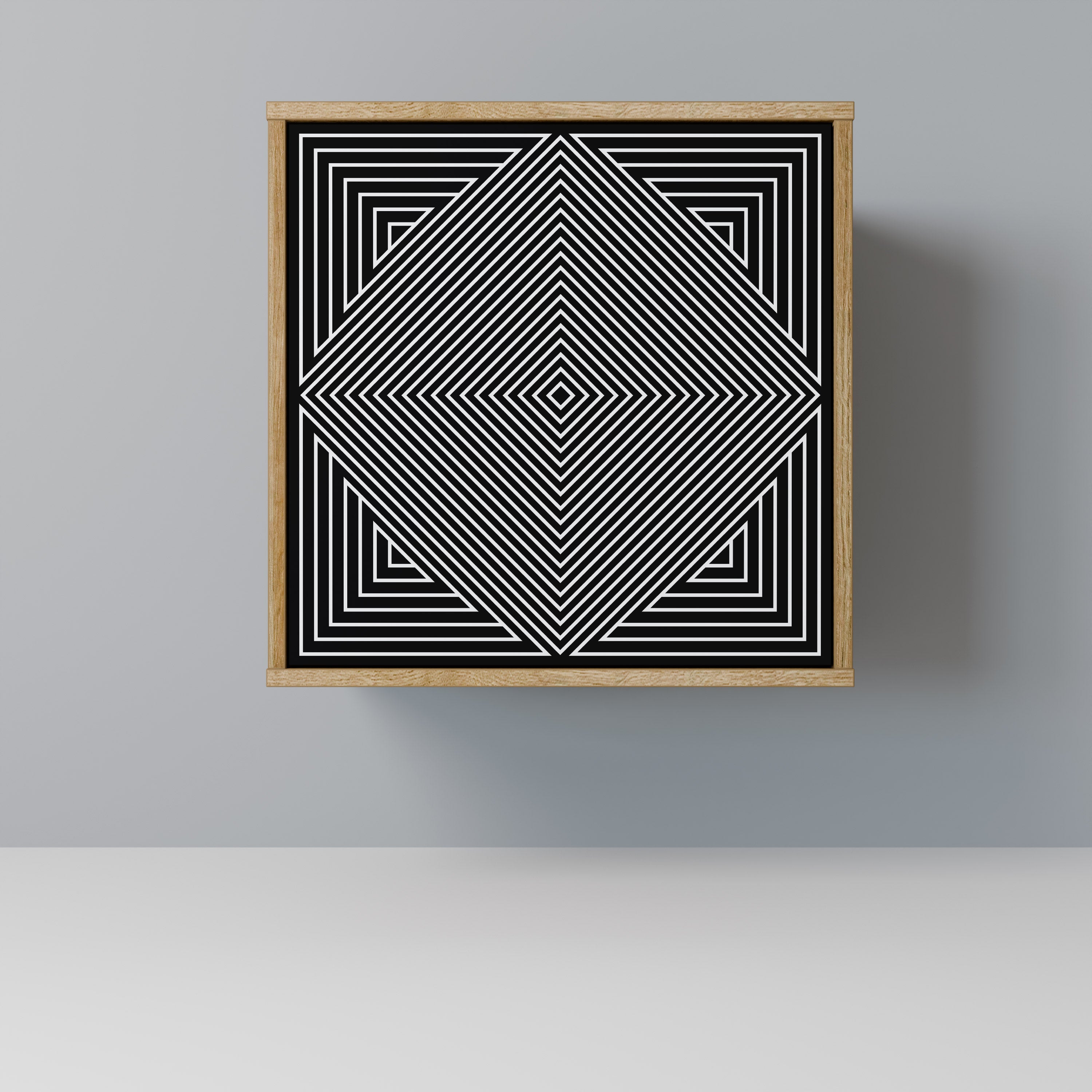 POLYGON ILLUSION Komoda 1-drzwiowa korpus Dąb Riva