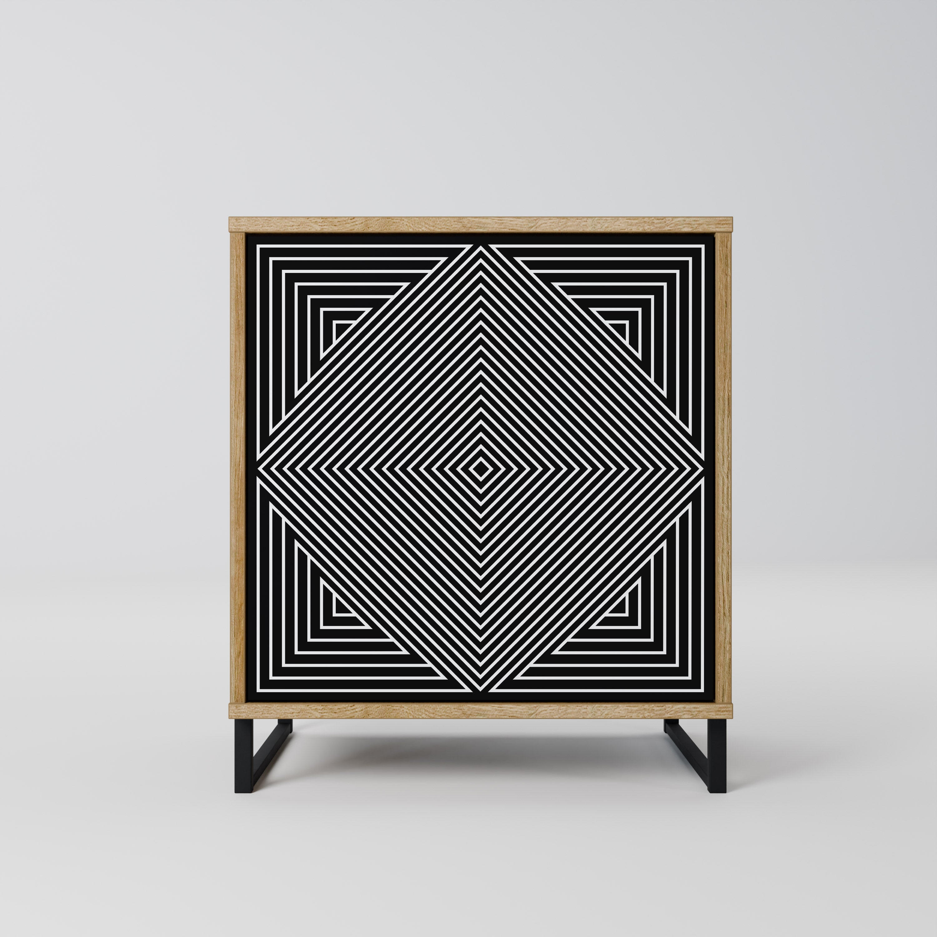POLYGON ILLUSION Komoda 1-drzwiowa korpus Dąb Riva