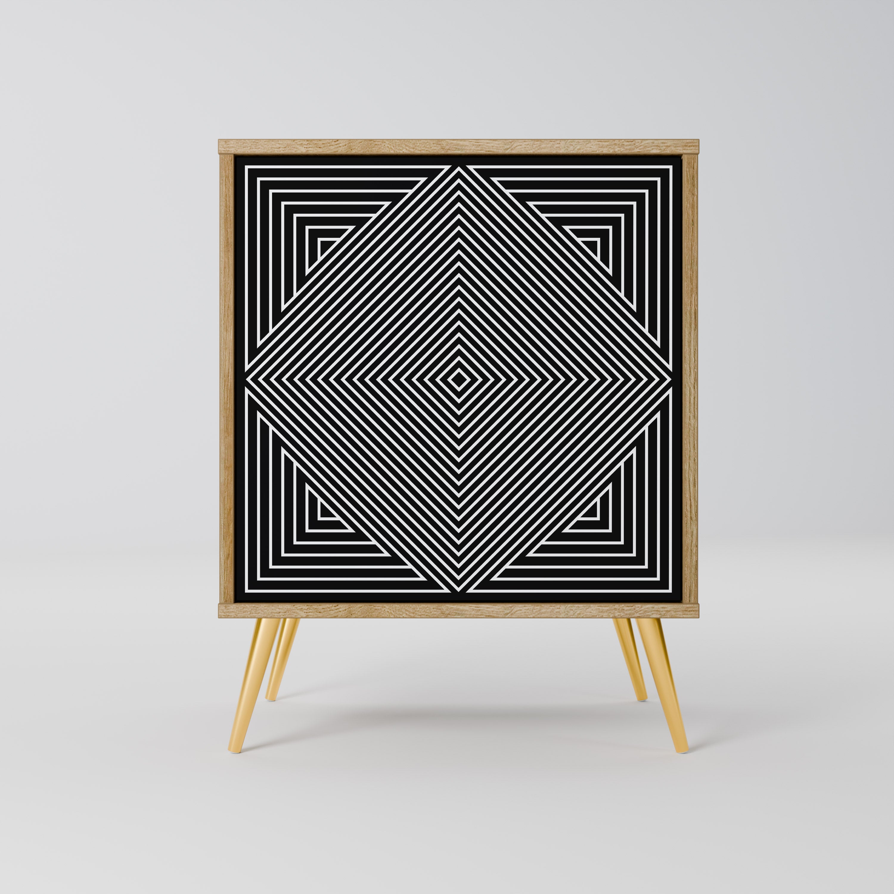 POLYGON ILLUSION Komoda 1-drzwiowa korpus Dąb Riva