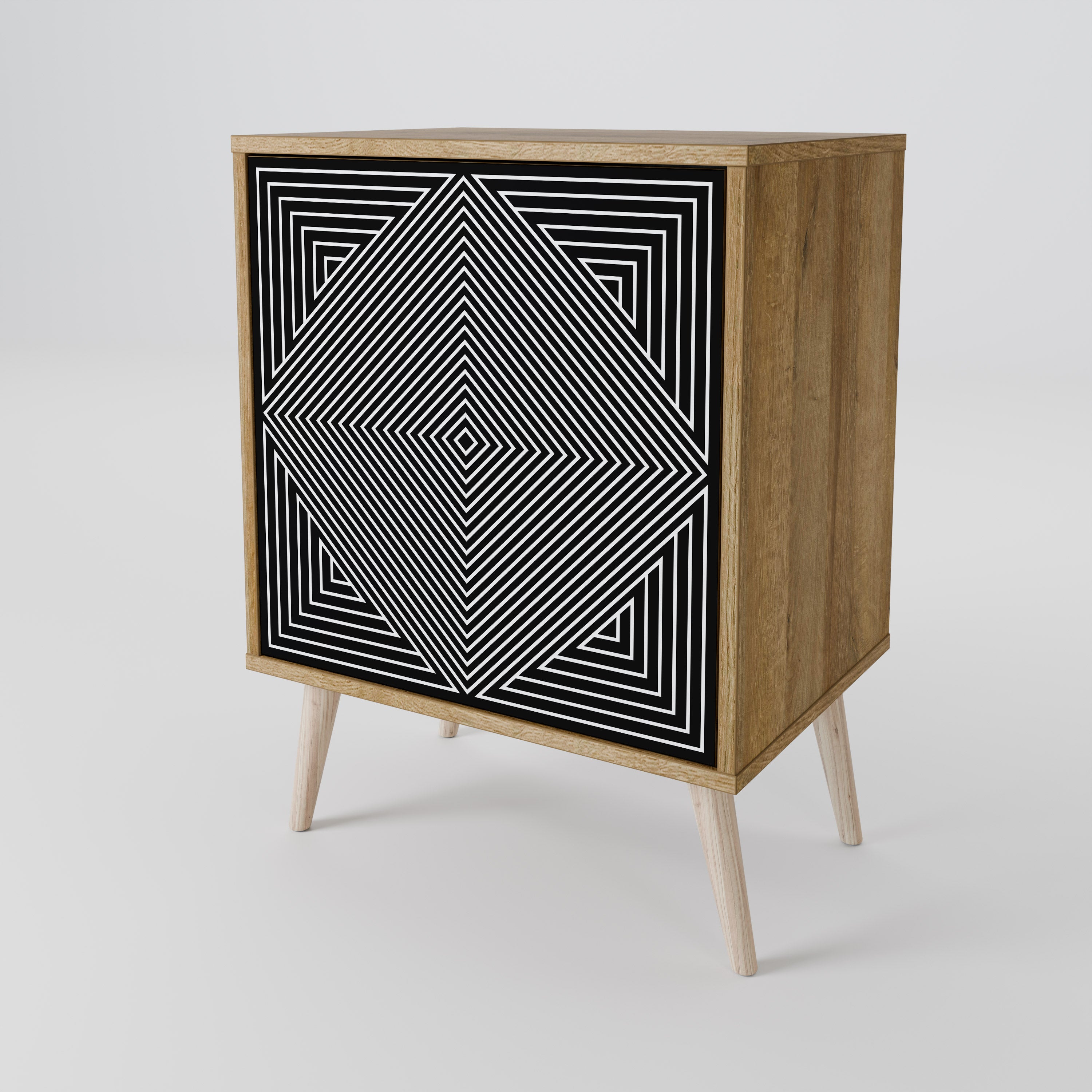 POLYGON ILLUSION Komoda 1-drzwiowa korpus Dąb Riva
