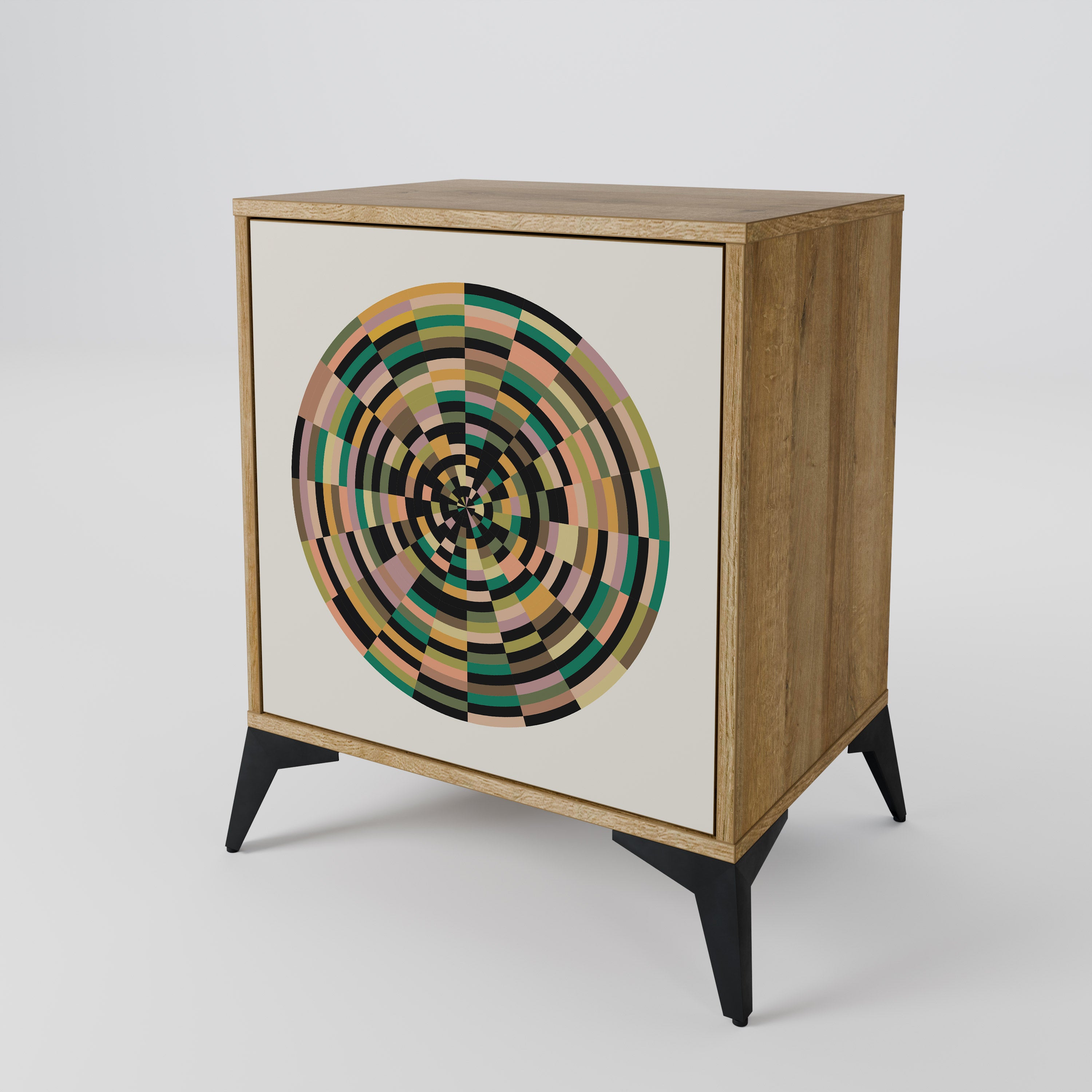 GREEN CIRCLES Komoda 1-drzwiowa korpus Dąb Riva