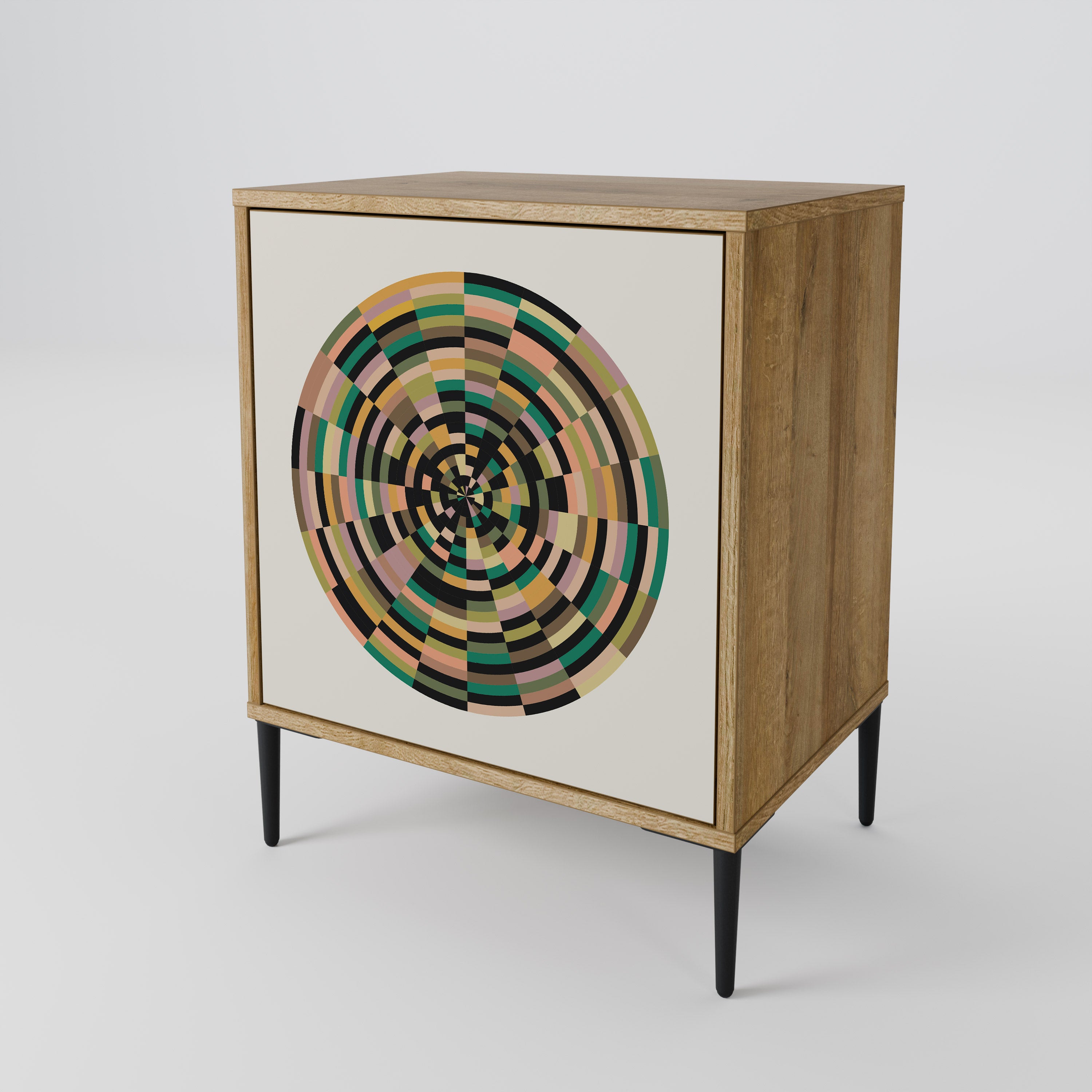 GREEN CIRCLES Komoda 1-drzwiowa korpus Dąb Riva