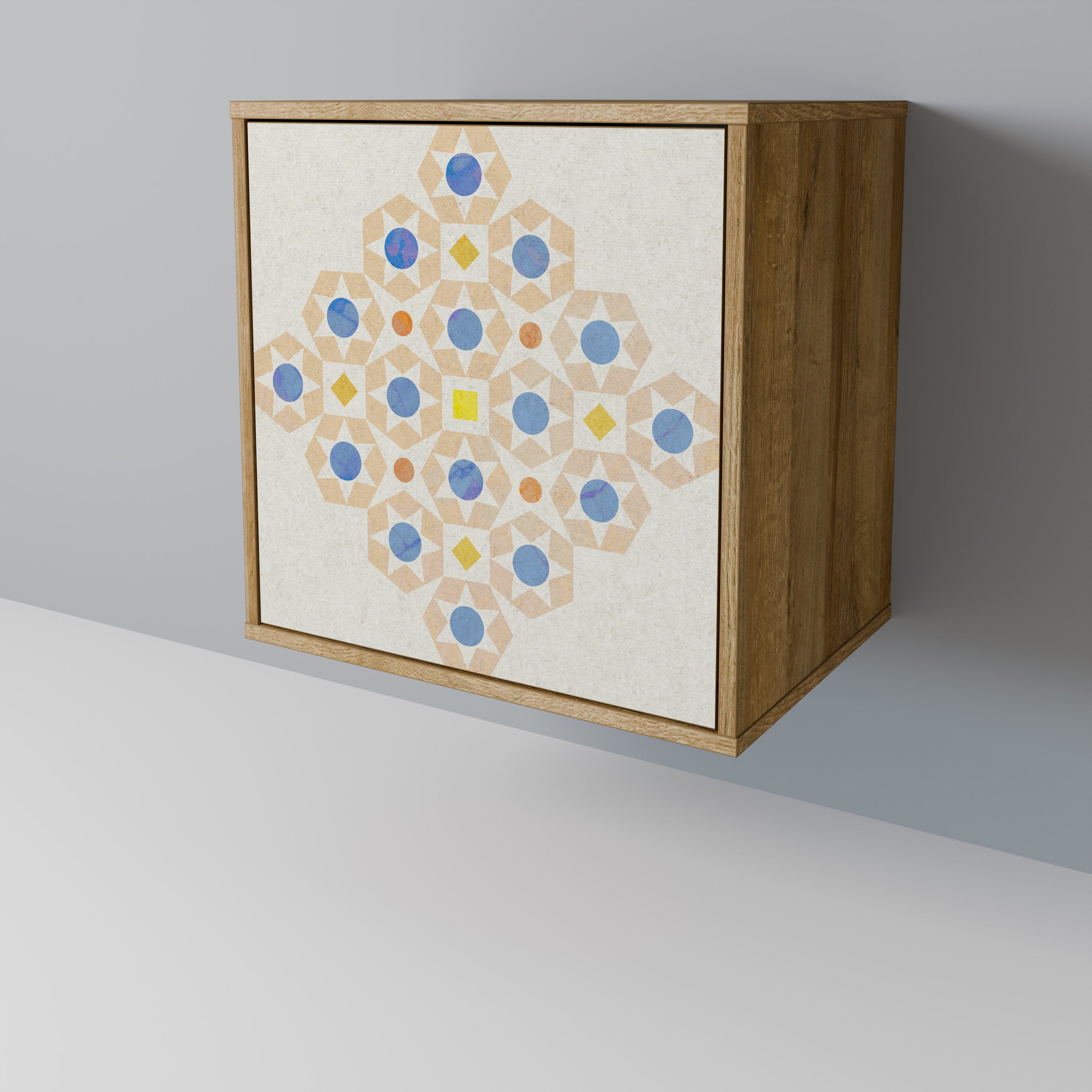 PATTERNED PRISM Komoda 1-drzwiowa korpus Dąb Riva