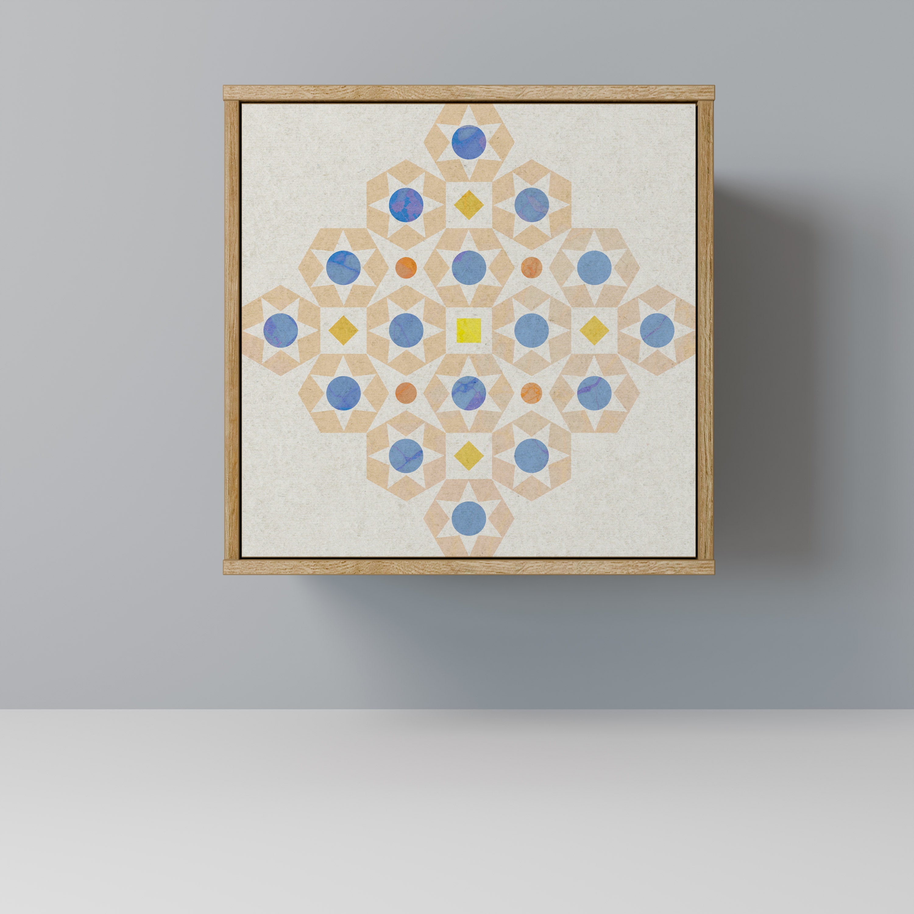 PATTERNED PRISM Komoda 1-drzwiowa korpus Dąb Riva