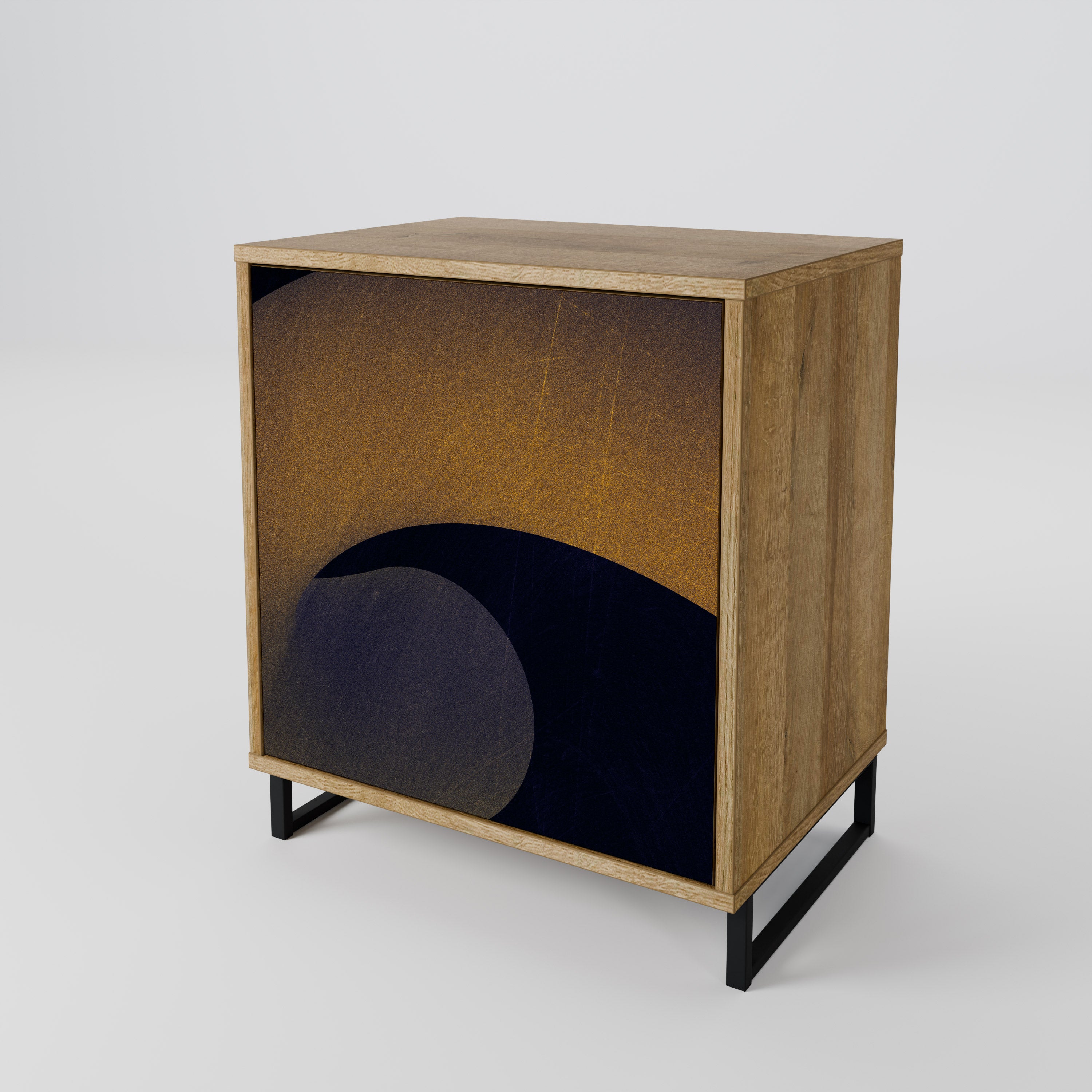 HOLLOW TIME Komoda 1-drzwiowa korpus Dąb Riva