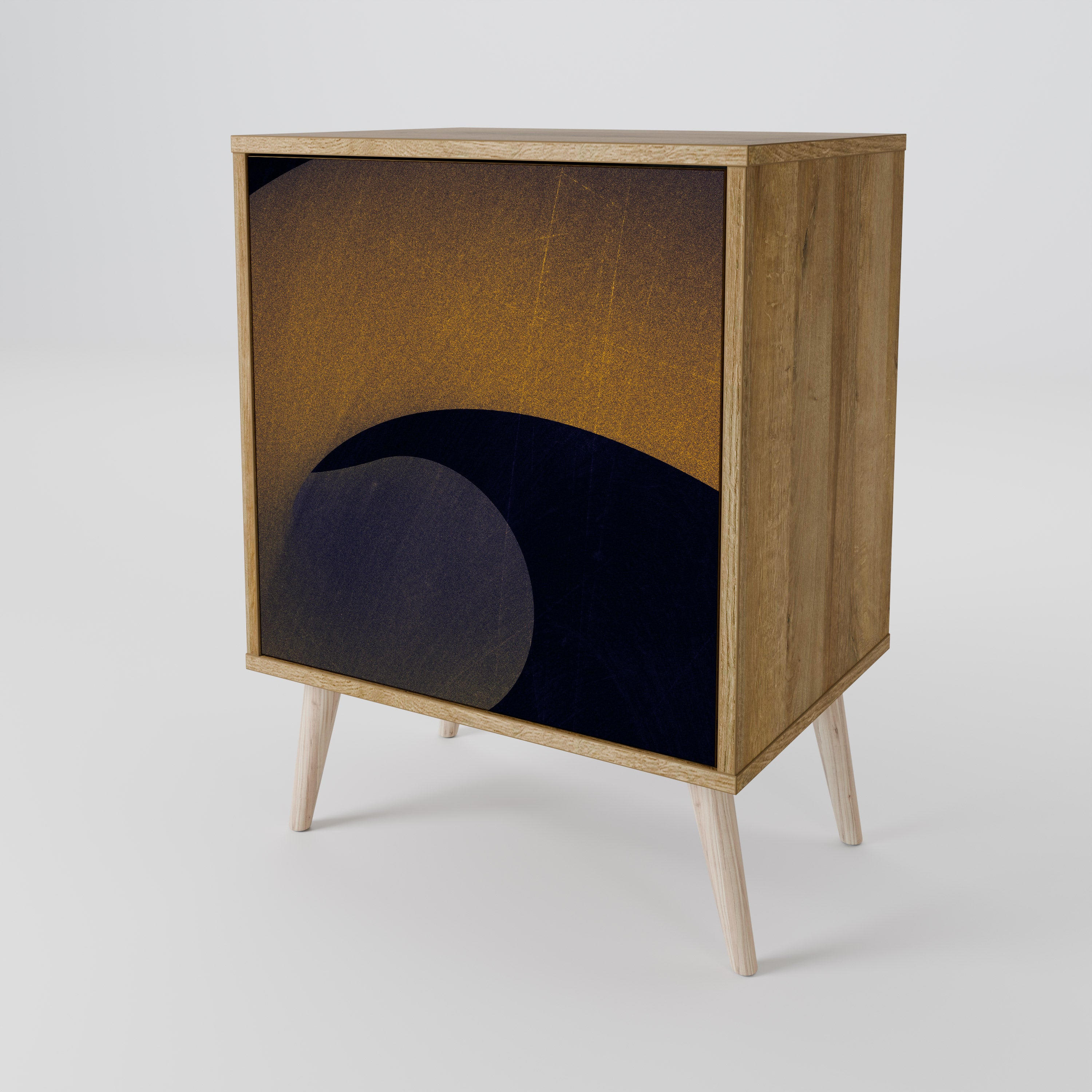 HOLLOW TIME Komoda 1-drzwiowa korpus Dąb Riva