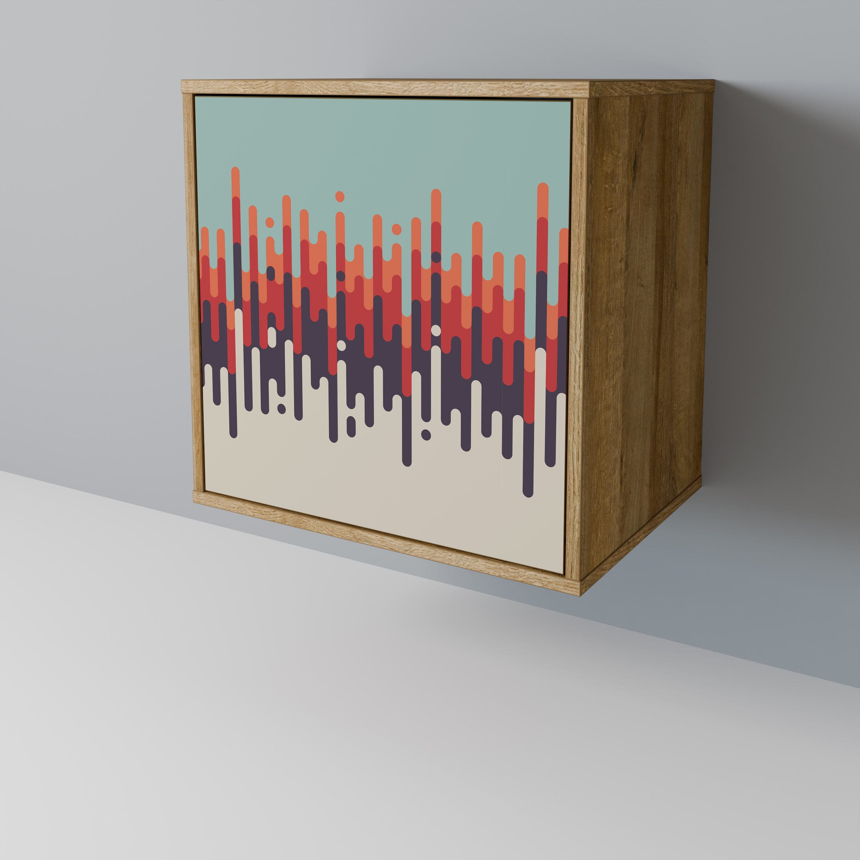 CHROMA CONTOURS Komoda 1-drzwiowa korpus Dąb Riva