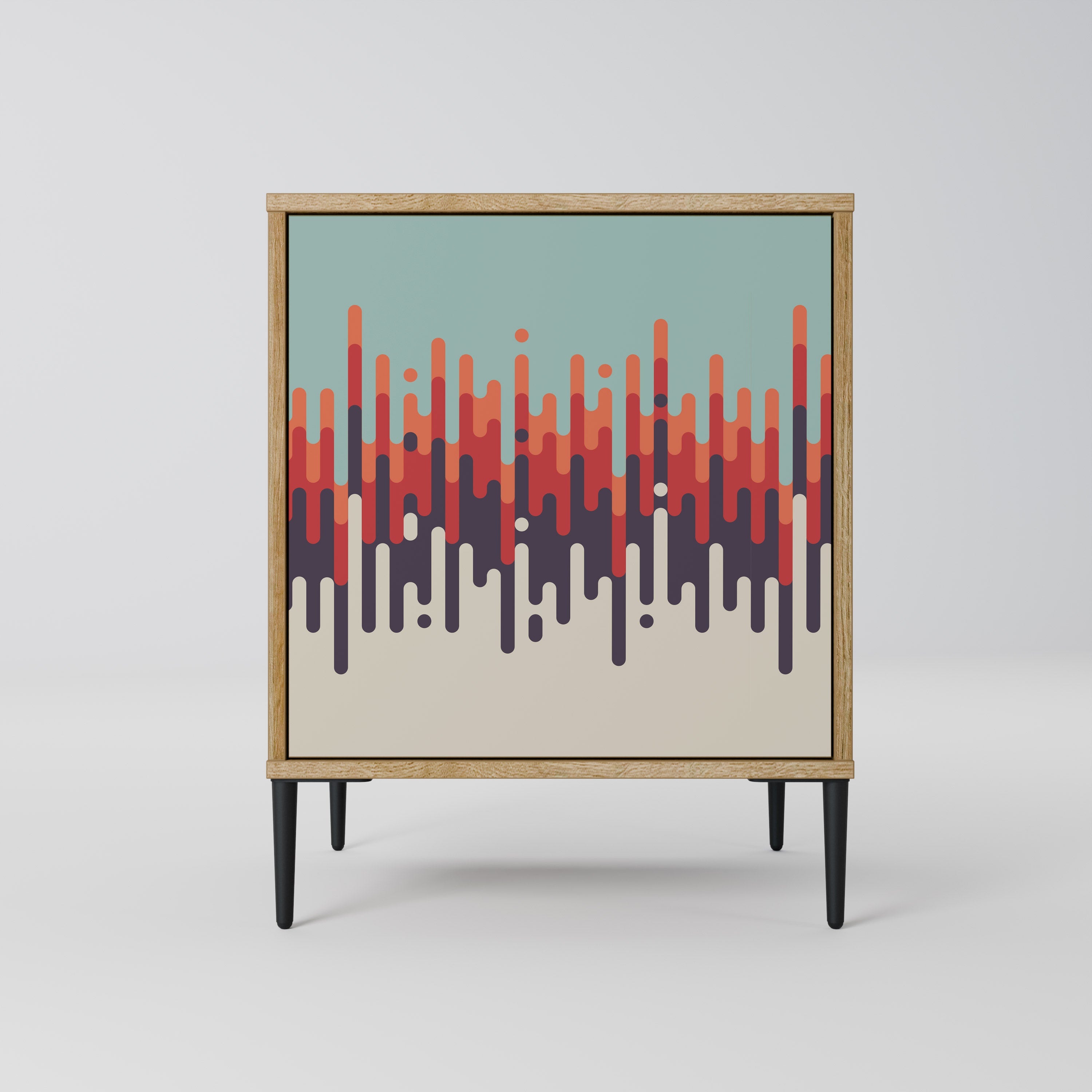 CHROMA CONTOURS Komoda 1-drzwiowa korpus Dąb Riva