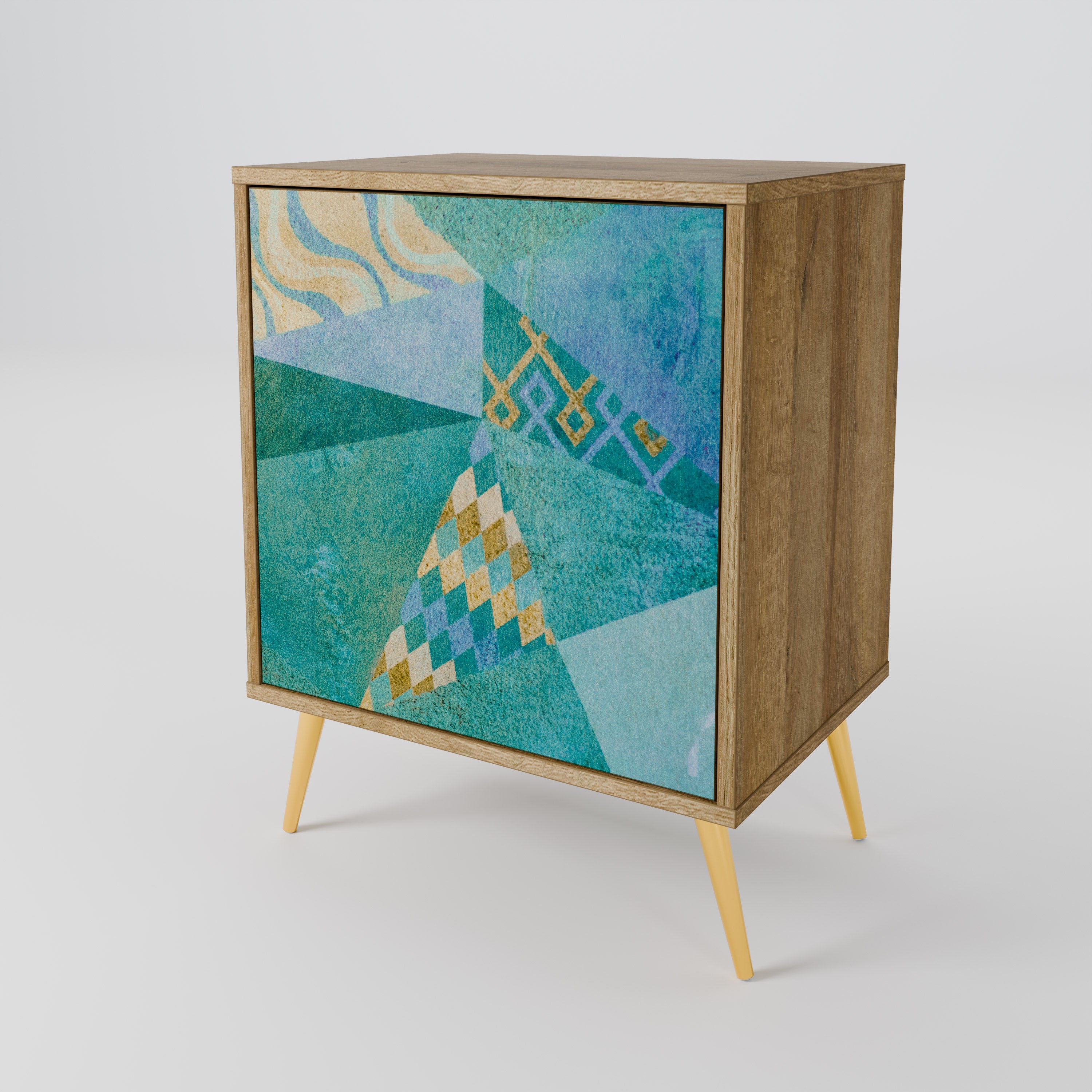 SPECTRUM SPLENDOR Komoda 1-drzwiowa korpus Dąb Riva