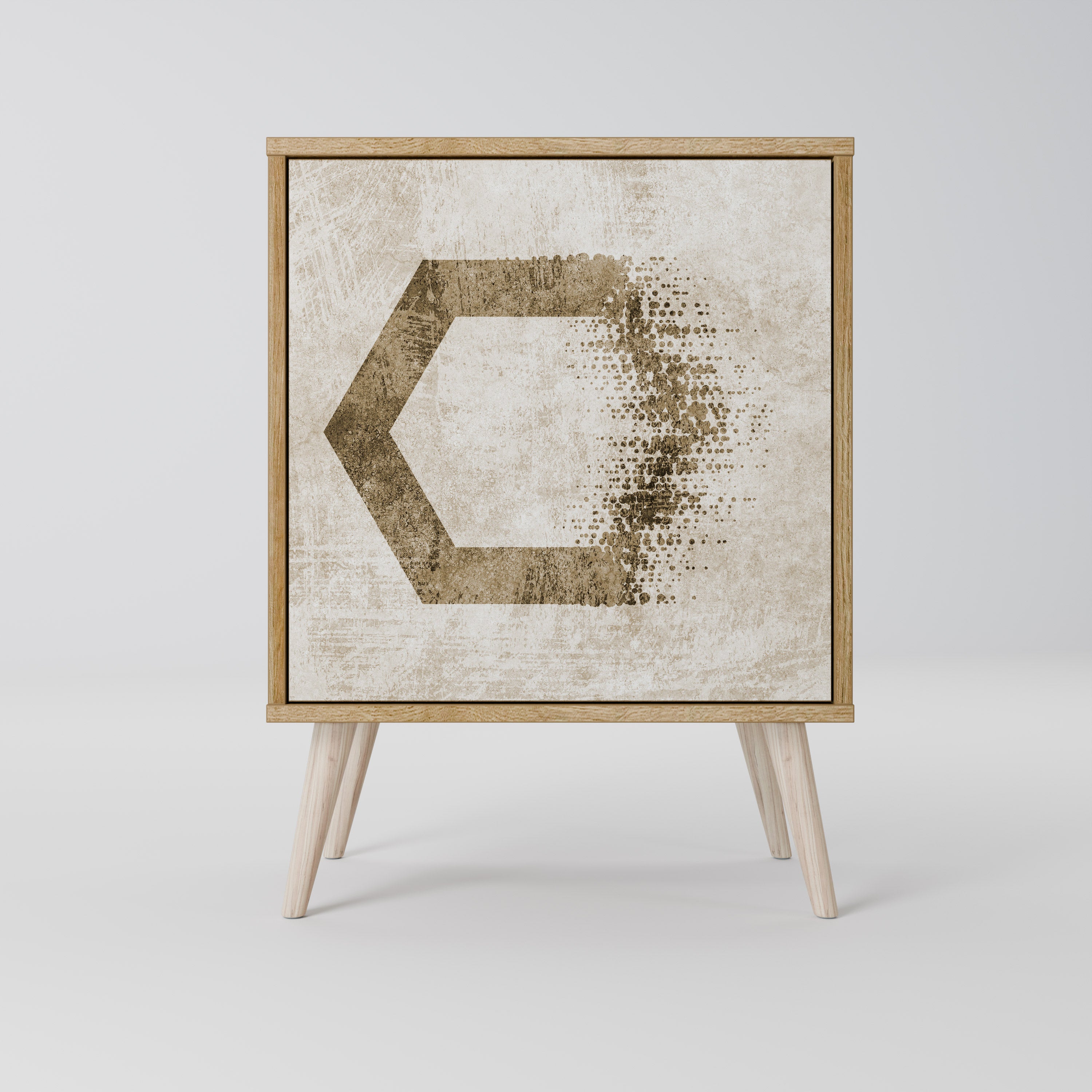 HEXAGONAL SHAPES Komoda 1-drzwiowa korpus Dąb Riva