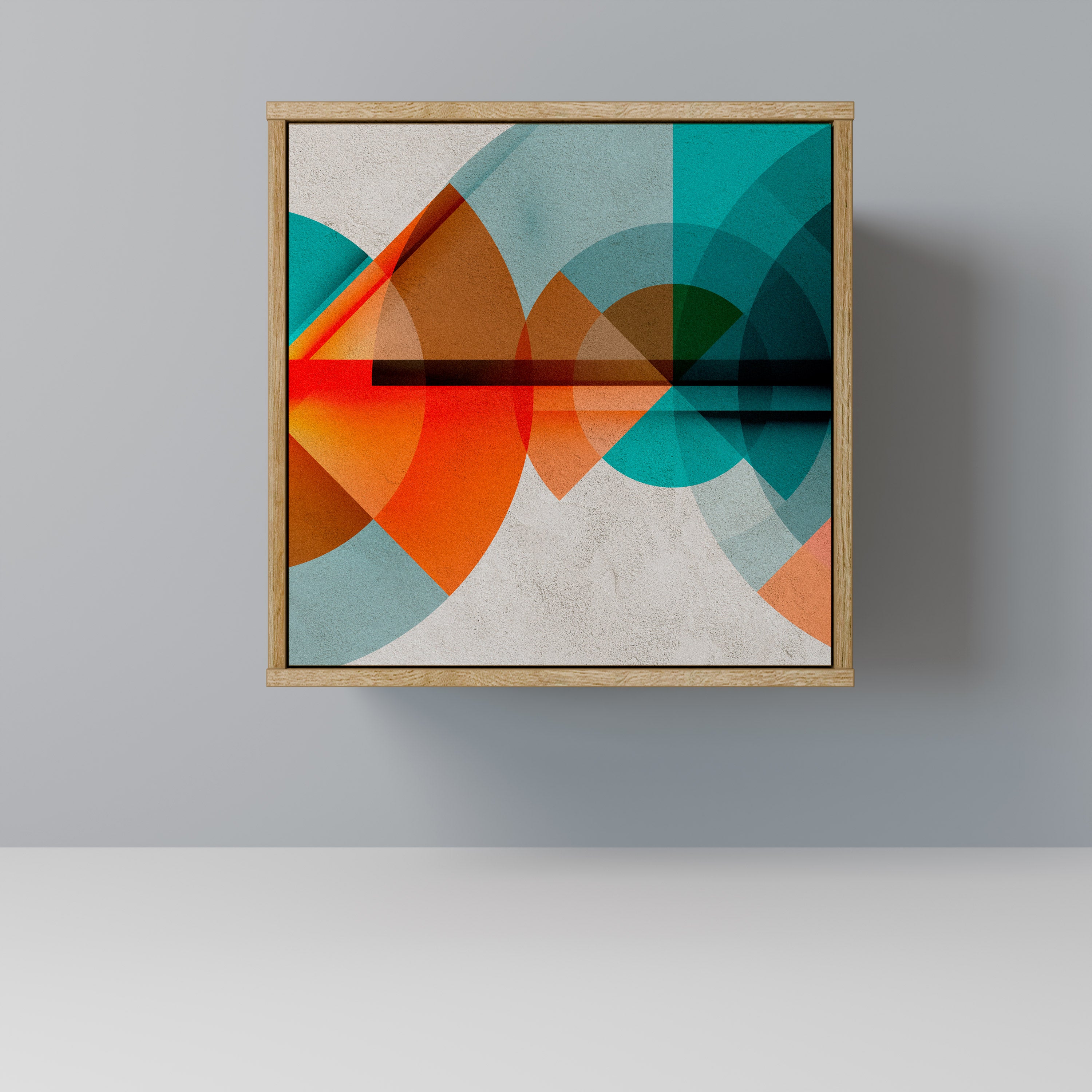 CIRCULAR RHAPSODY Komoda 1-drzwiowa korpus Dąb Riva