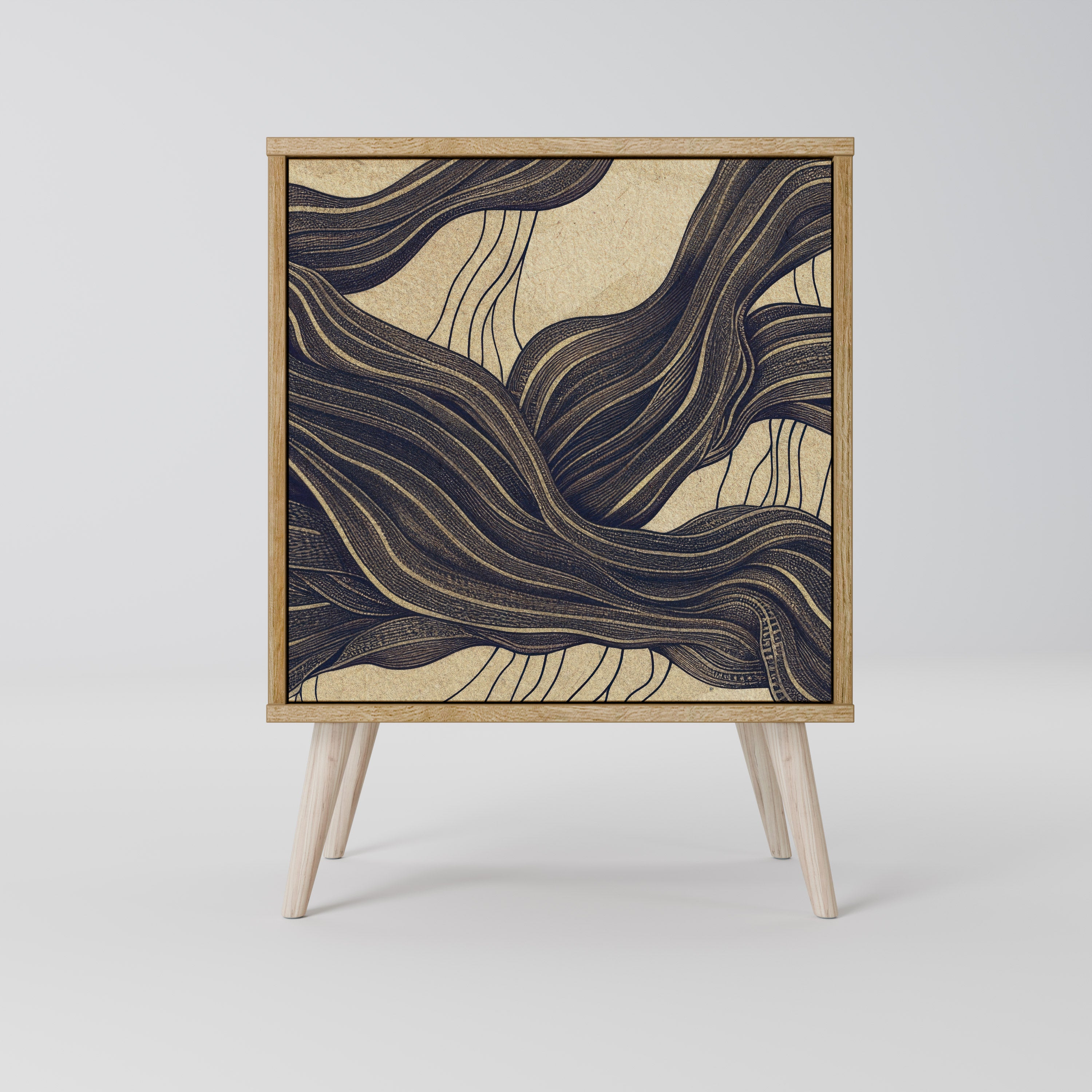 UNIFIED FRAGMENTS Komoda 1-drzwiowa korpus Dąb Riva