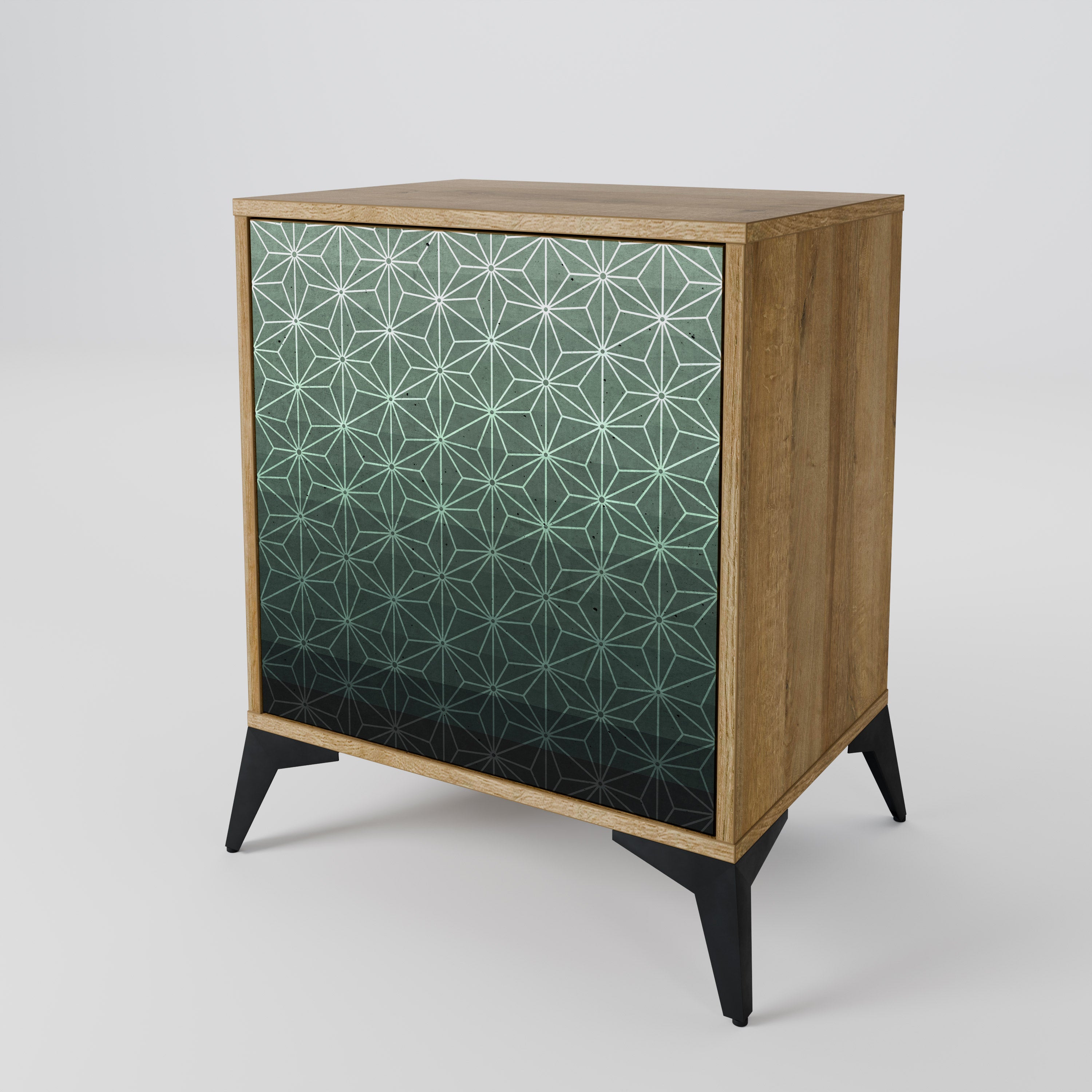 ORNAMENTAL GLIMMER Komoda 1-drzwiowa korpus Dąb Riva