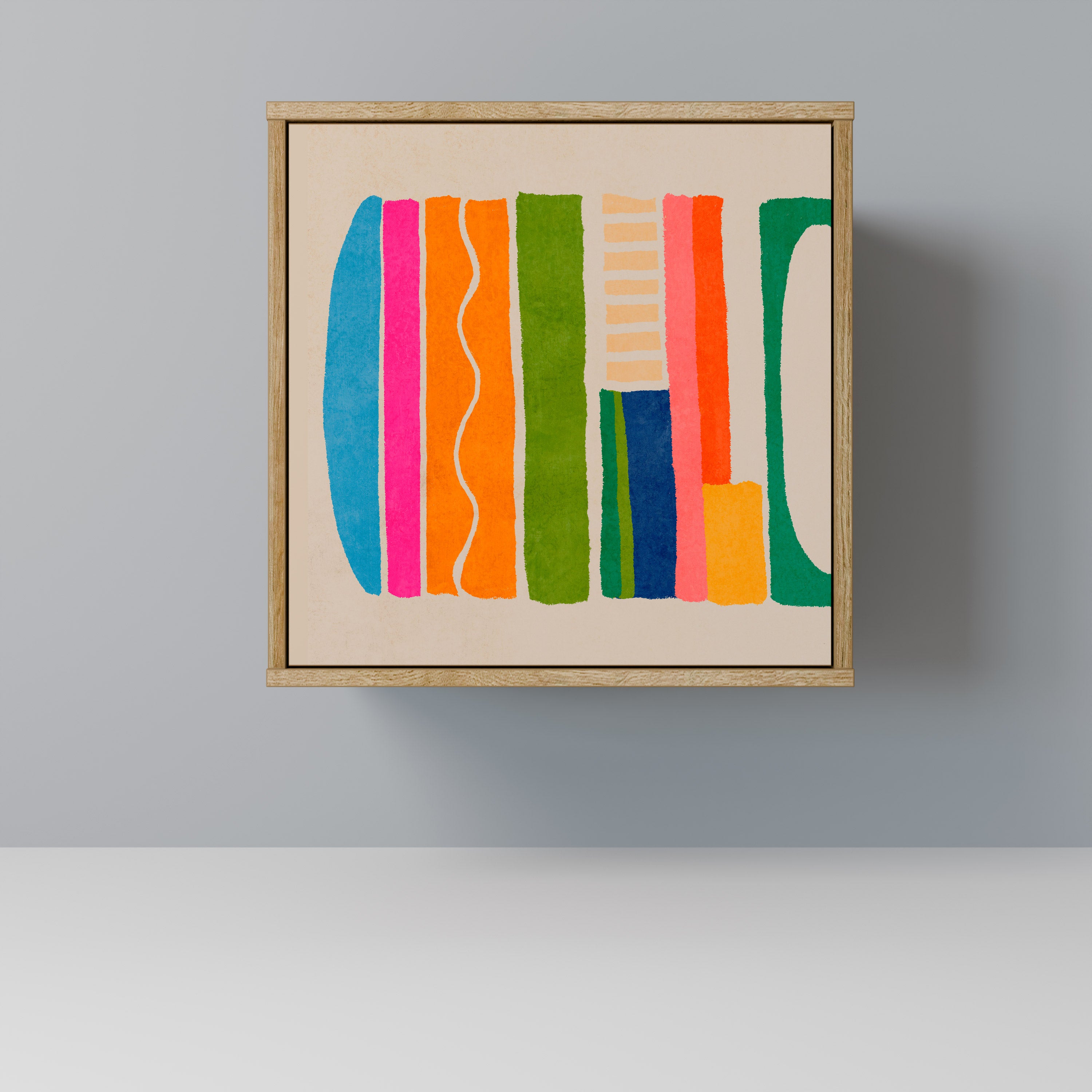 GEOMETRIC SHINE Komoda 1-drzwiowa korpus Dąb Riva