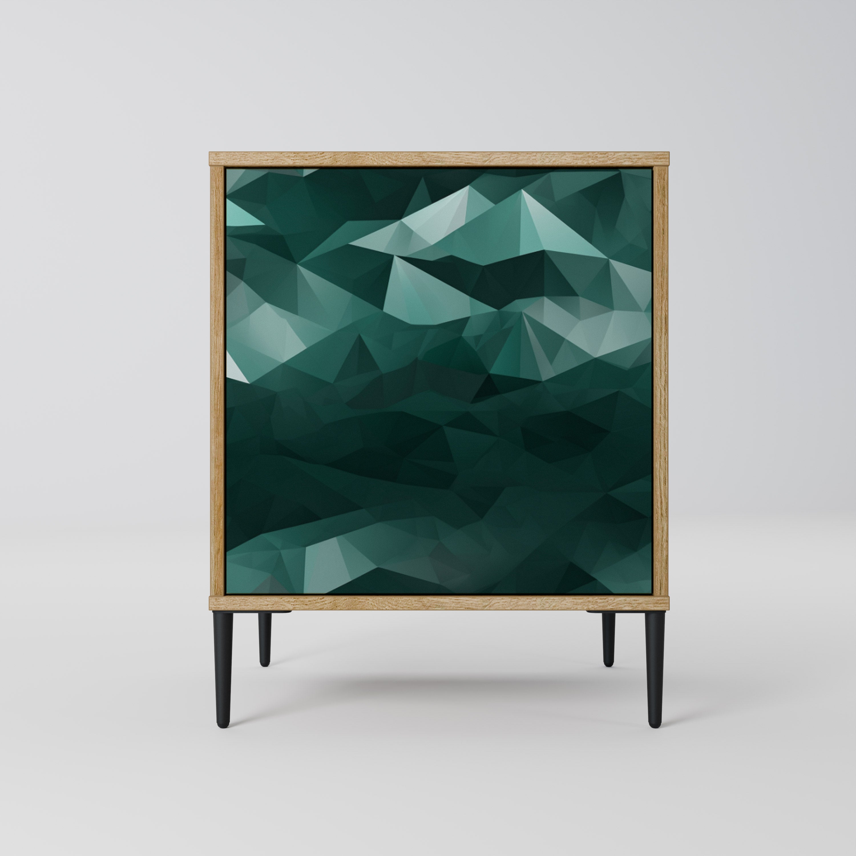 POLYGONAL FLOATING Komoda 1-drzwiowa korpus Dąb Riva