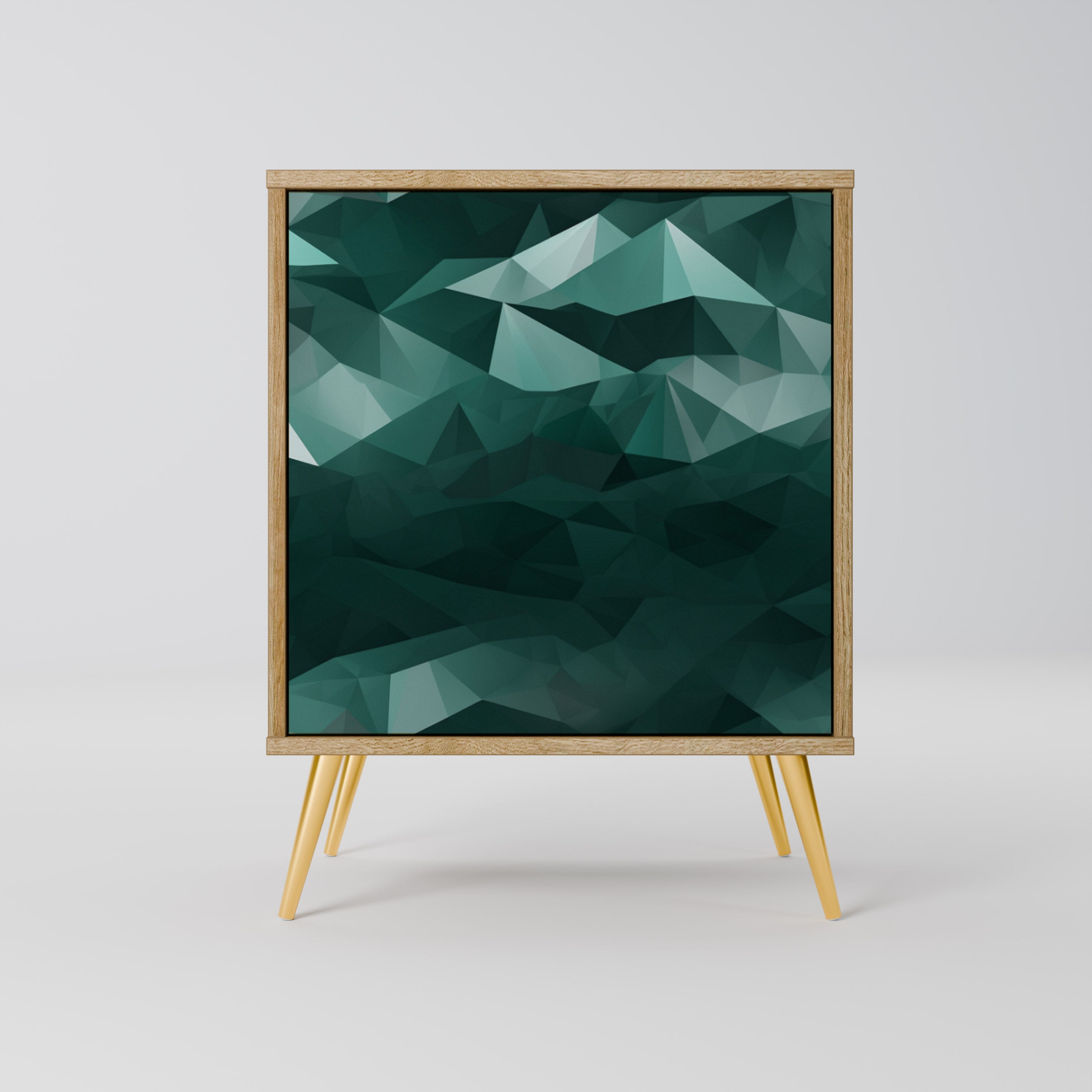 POLYGONAL FLOATING Komoda 1-drzwiowa korpus Dąb Riva