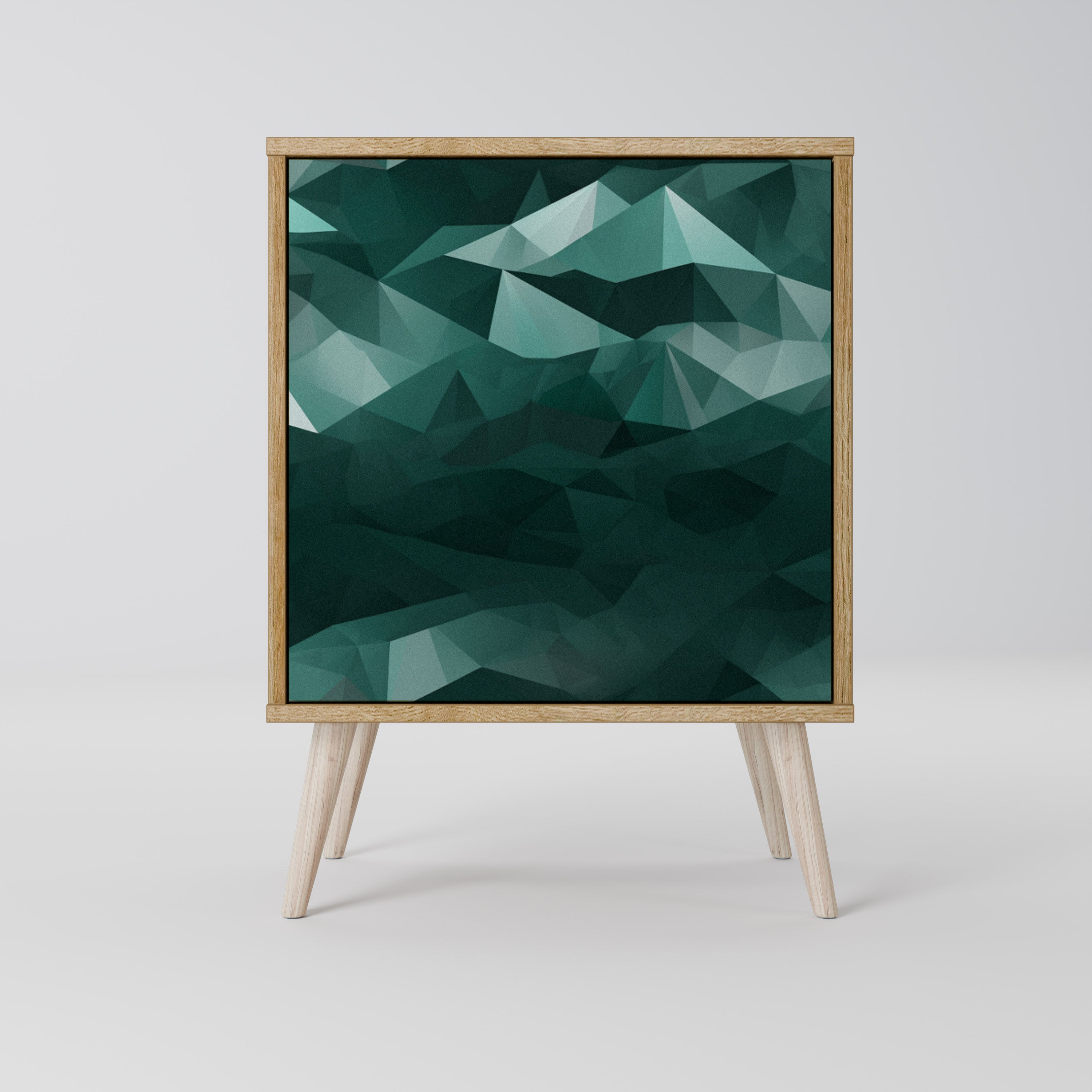 POLYGONAL FLOATING Komoda 1-drzwiowa korpus Dąb Riva