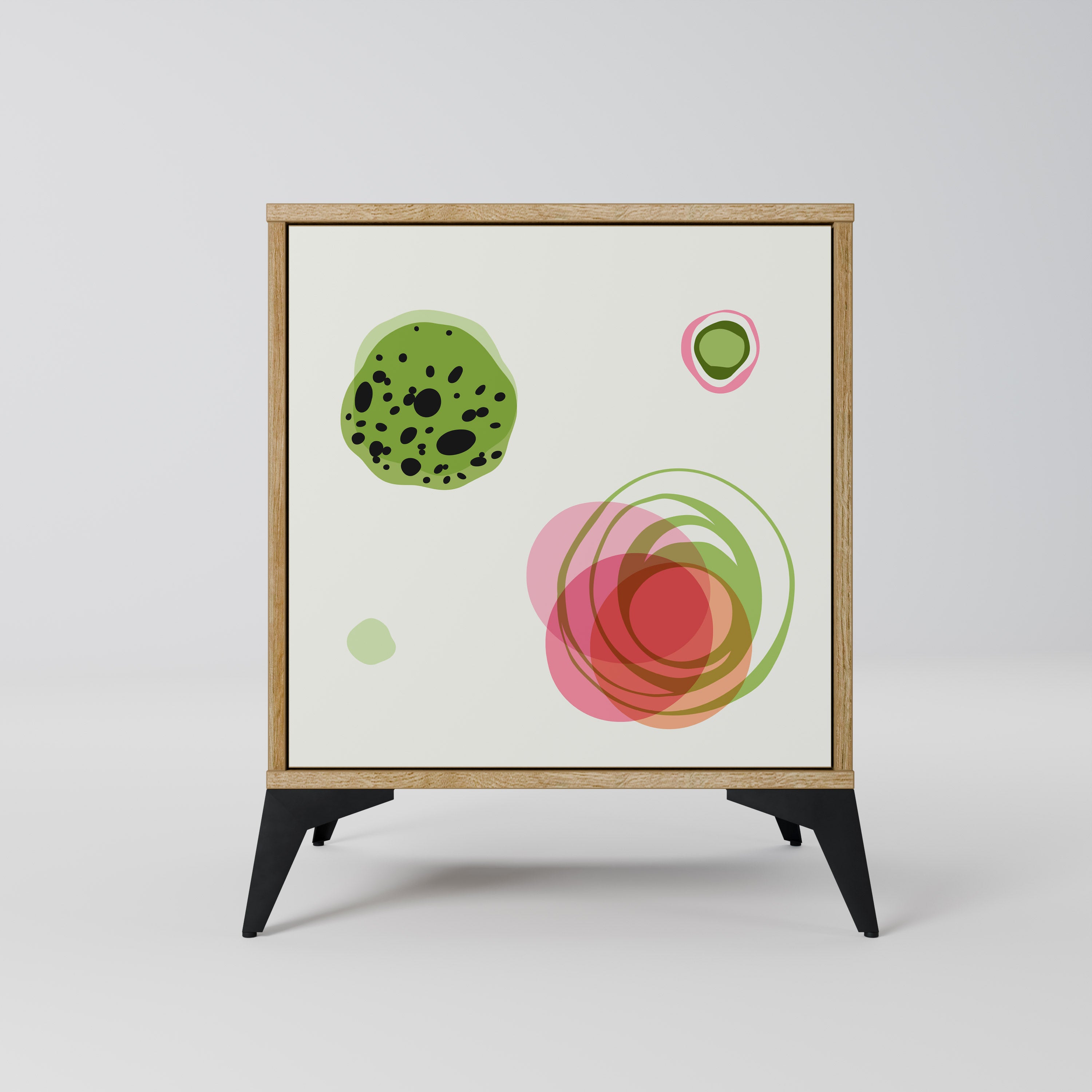 COLORFUL COSMOS Komoda 1-drzwiowa korpus Dąb Riva