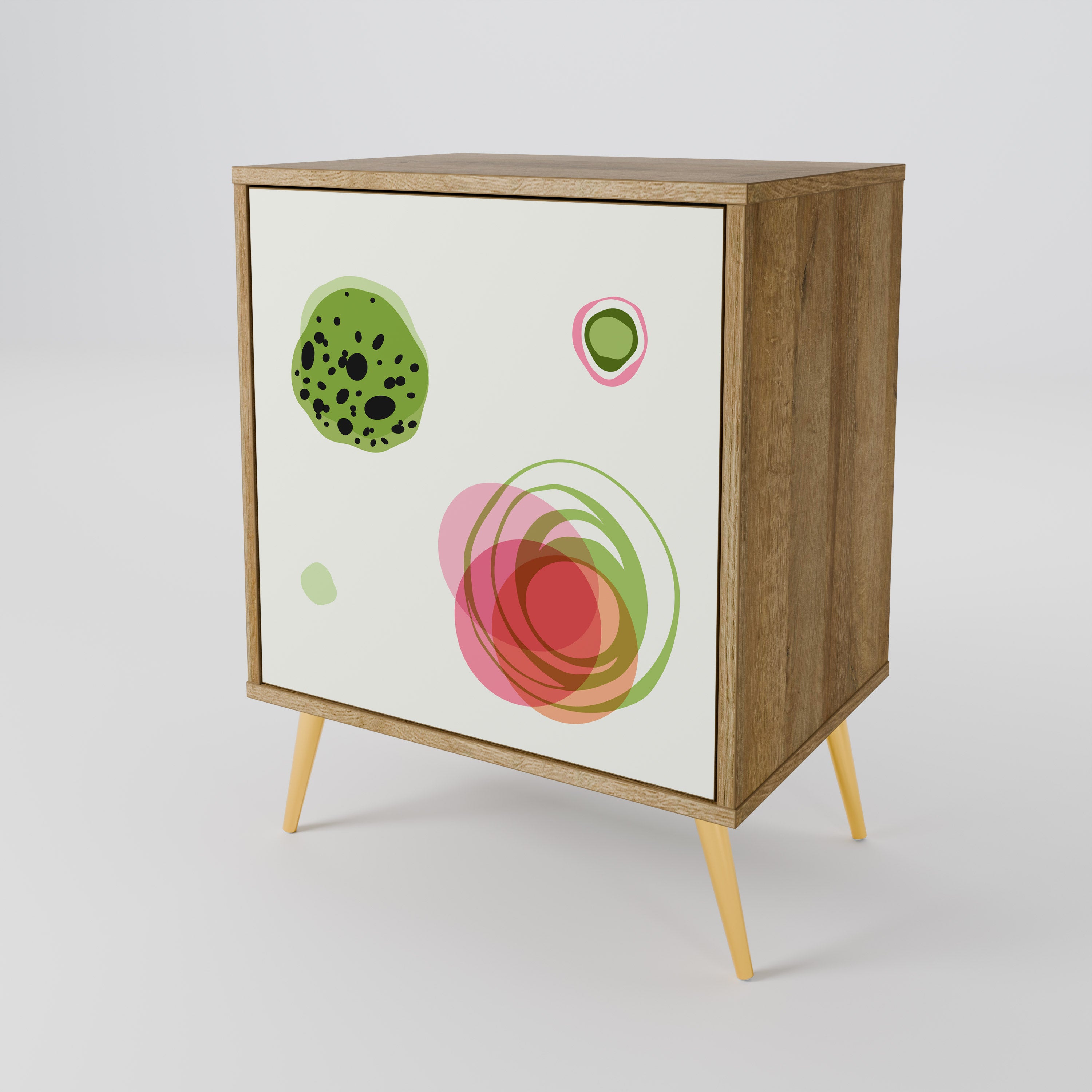 COLORFUL COSMOS Komoda 1-drzwiowa korpus Dąb Riva