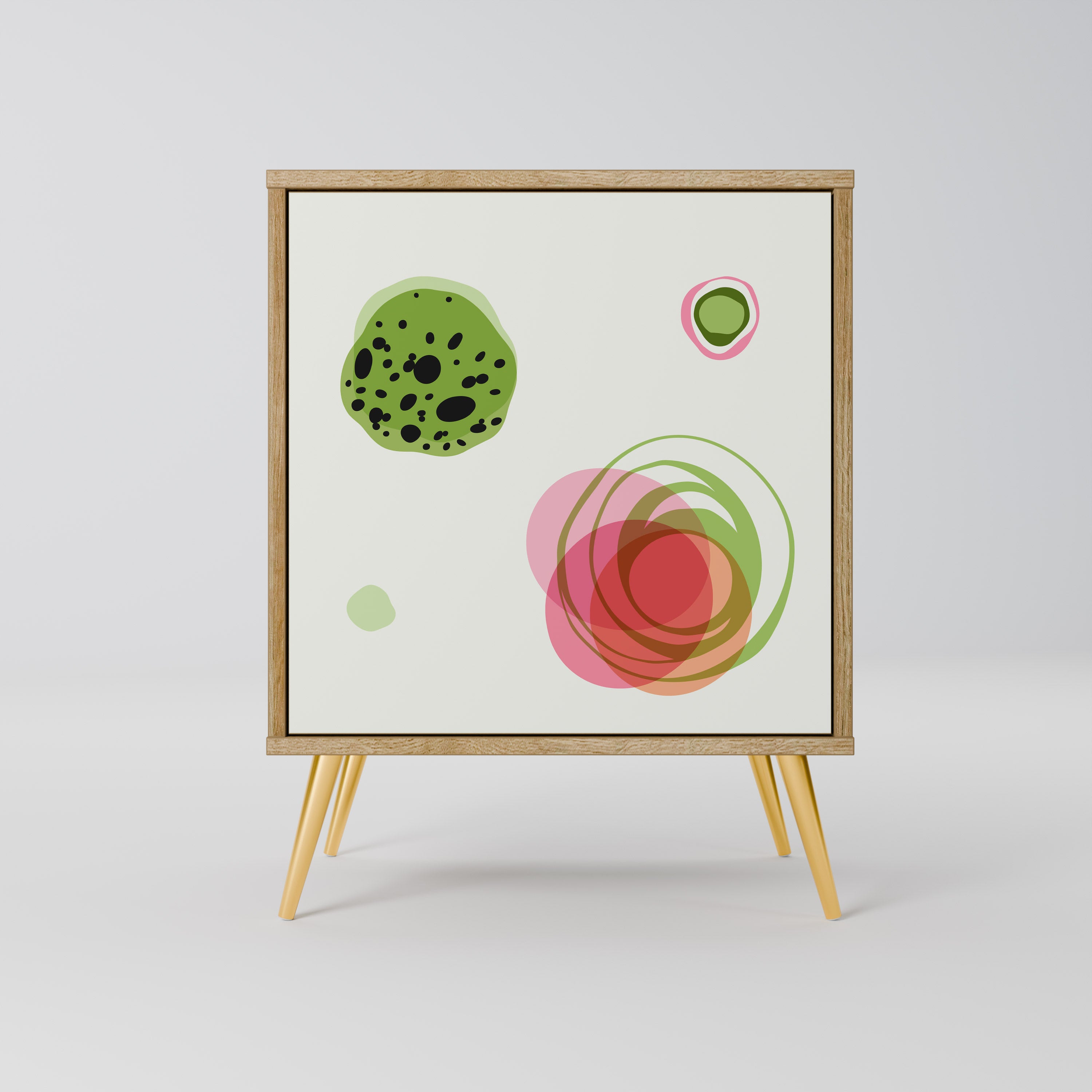 COLORFUL COSMOS Komoda 1-drzwiowa korpus Dąb Riva