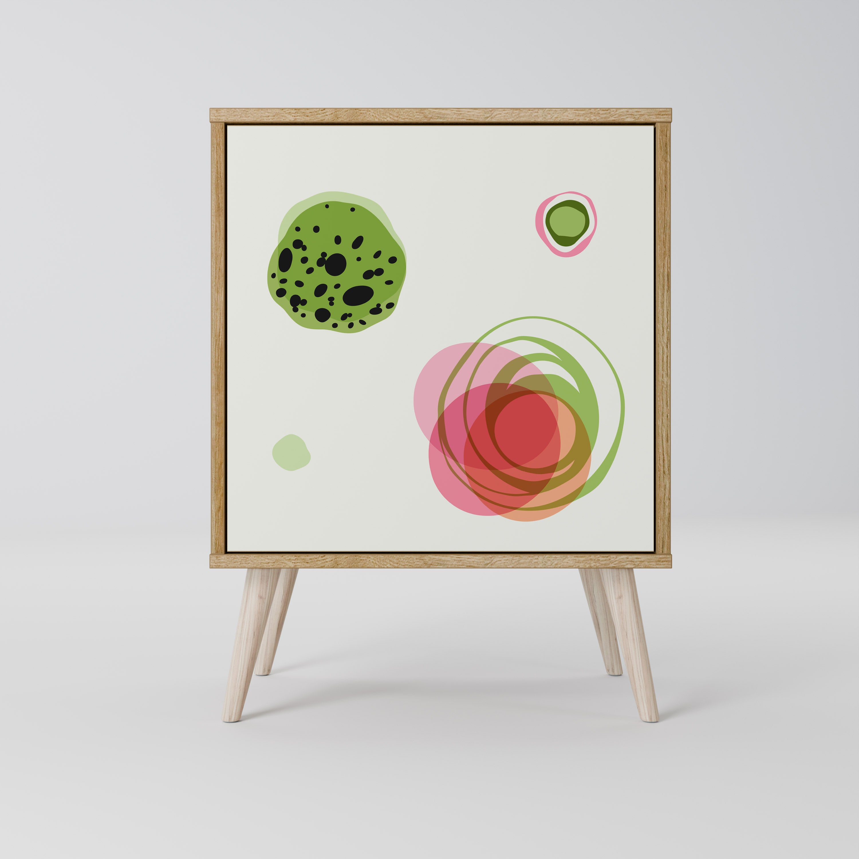 COLORFUL COSMOS Komoda 1-drzwiowa korpus Dąb Riva