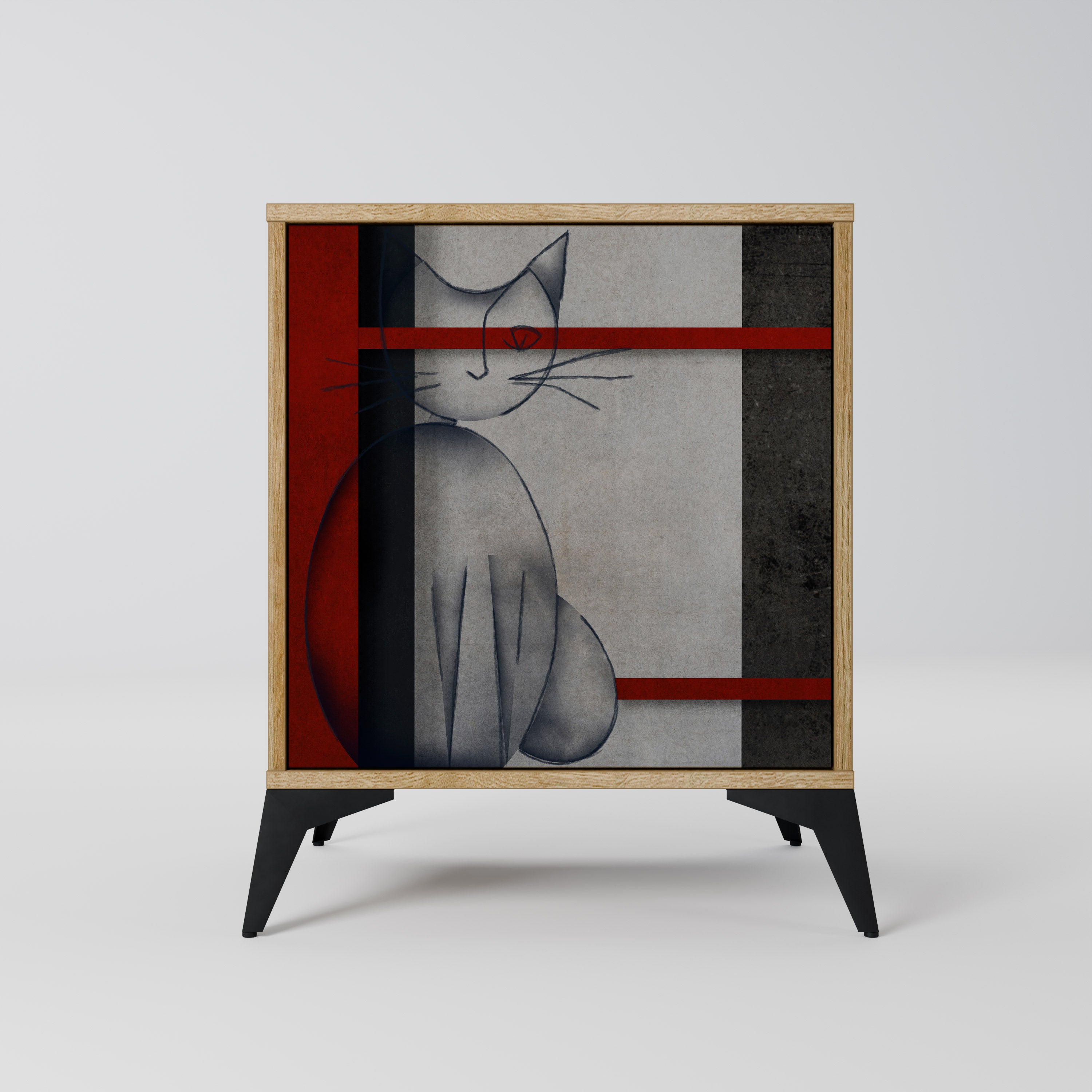 GRAY FIGURES Komoda 1-drzwiowa korpus Dąb Riva