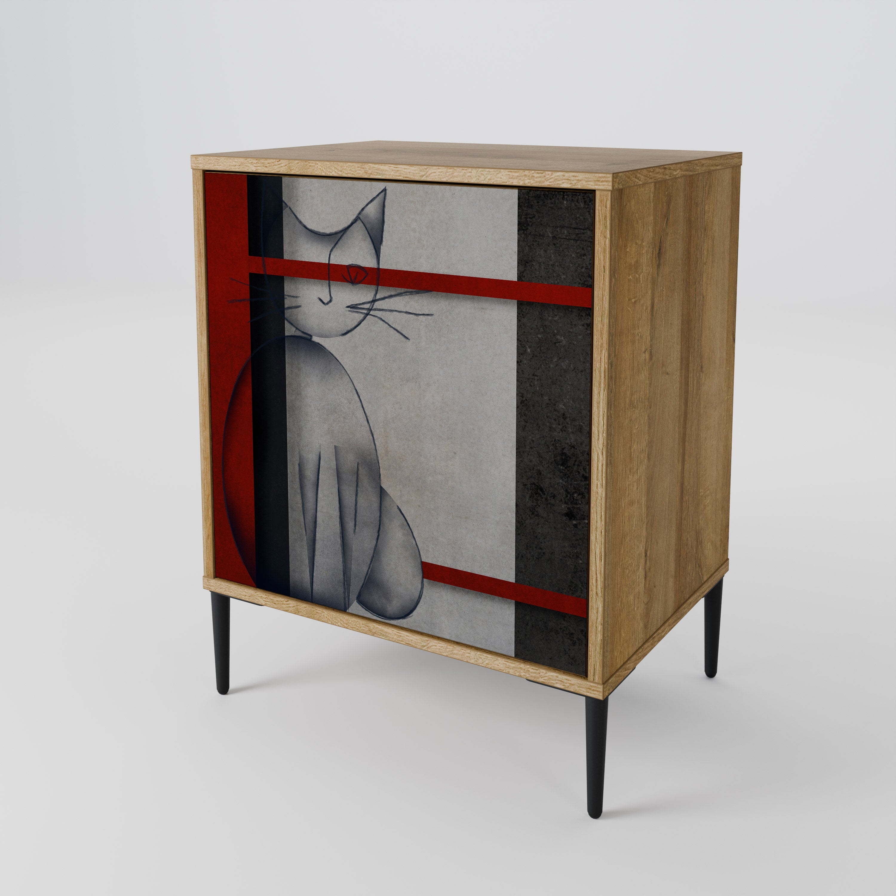 GRAY FIGURES Komoda 1-drzwiowa korpus Dąb Riva