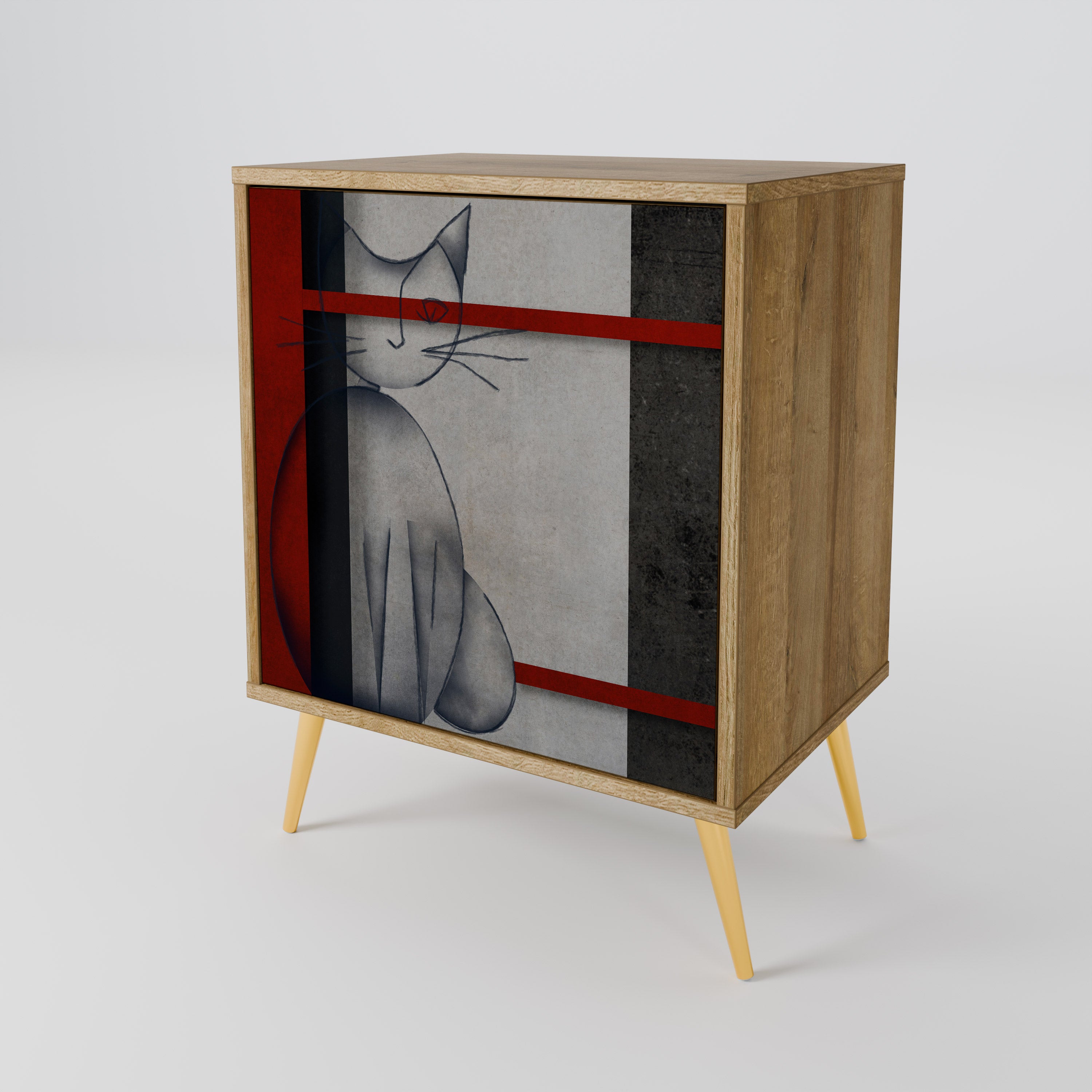 GRAY FIGURES Komoda 1-drzwiowa korpus Dąb Riva