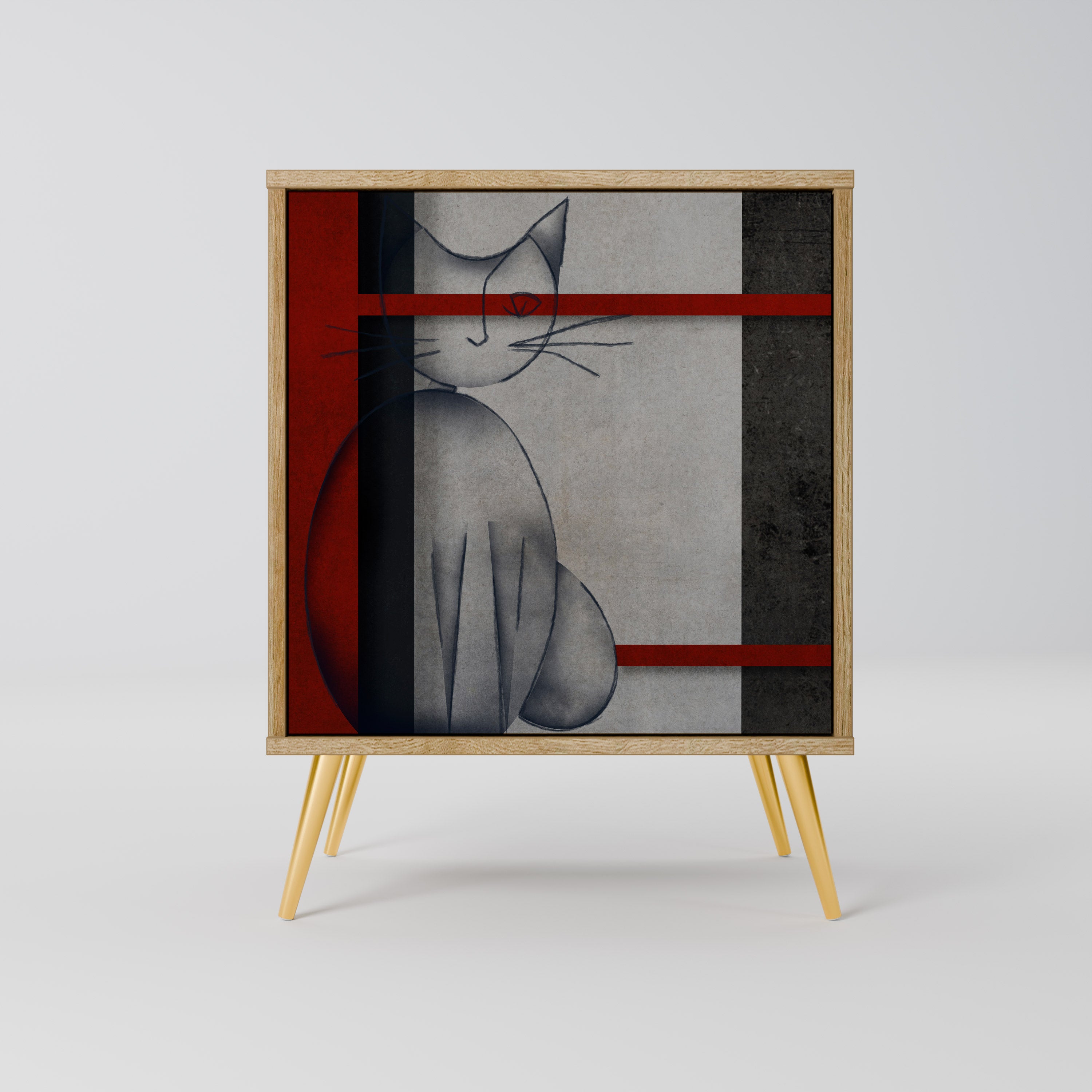 GRAY FIGURES Komoda 1-drzwiowa korpus Dąb Riva