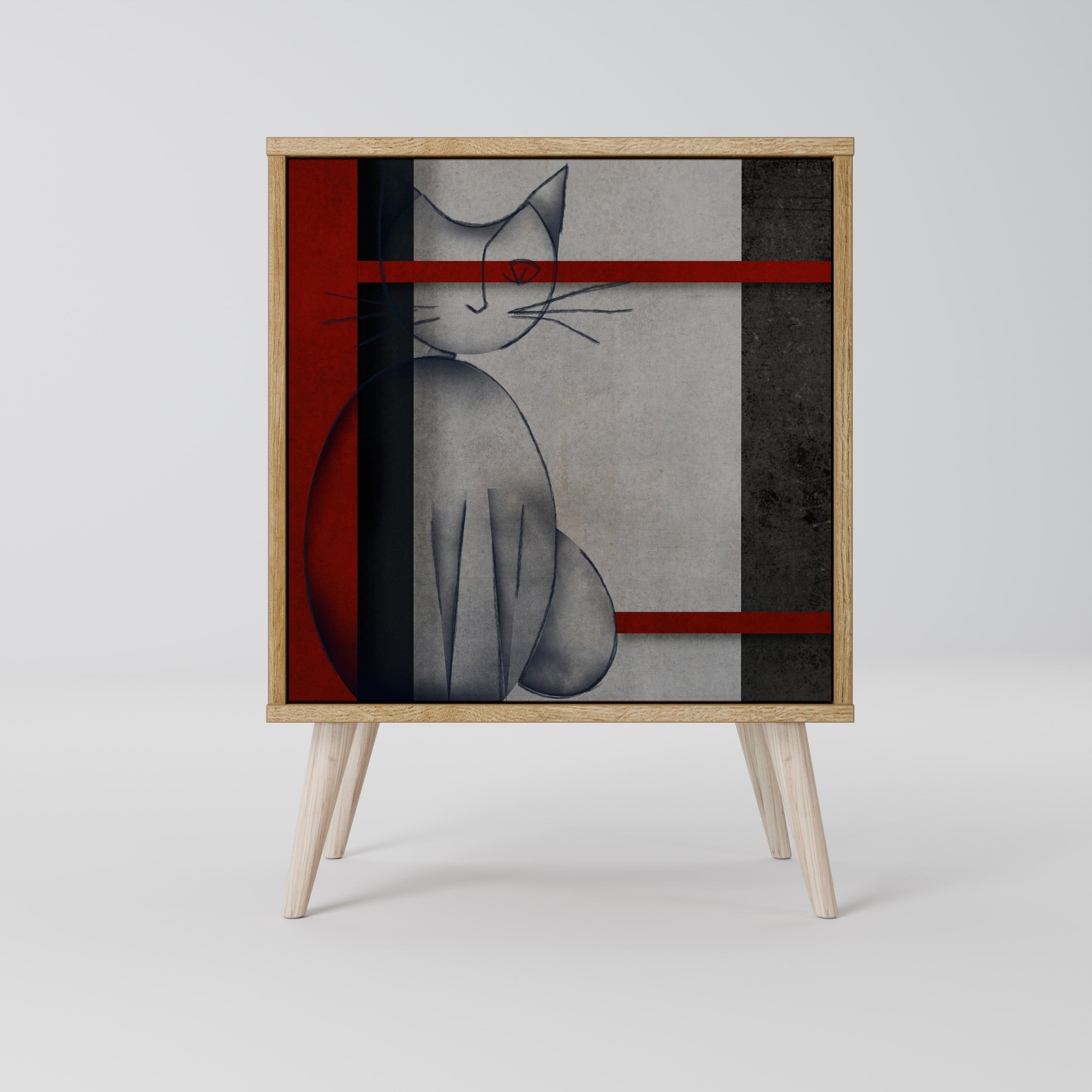 GRAY FIGURES Komoda 1-drzwiowa korpus Dąb Riva