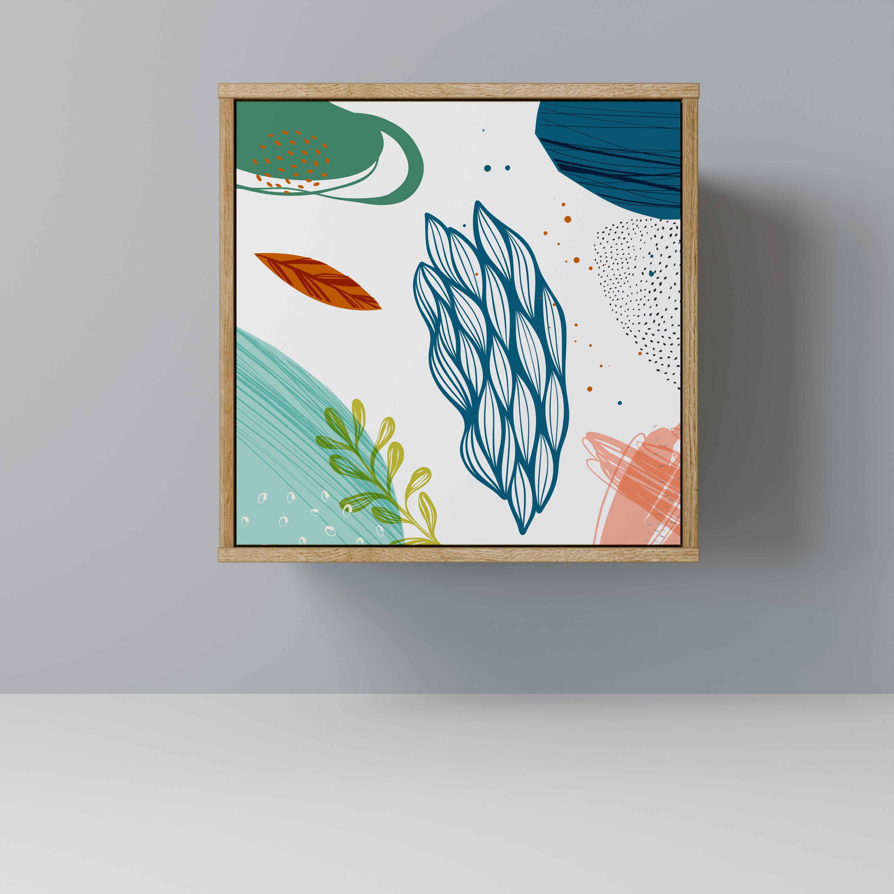 BOTANICAL HURRICANE Komoda 1-drzwiowa korpus Dąb Riva