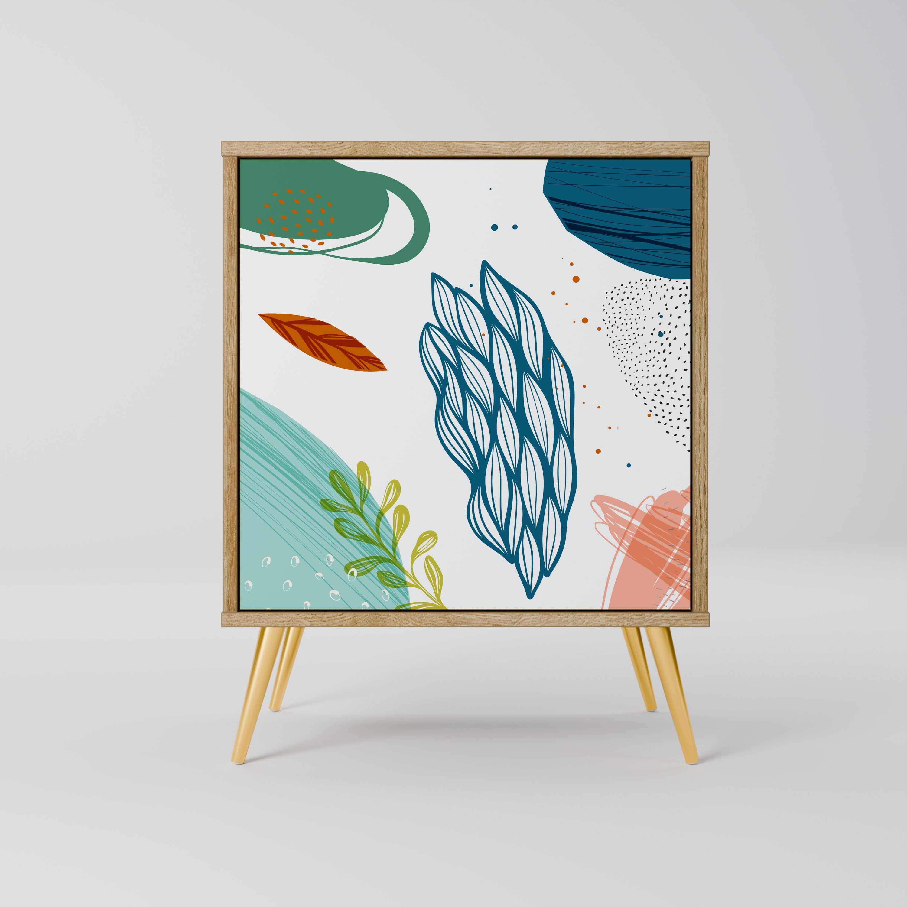 BOTANICAL HURRICANE Komoda 1-drzwiowa korpus Dąb Riva