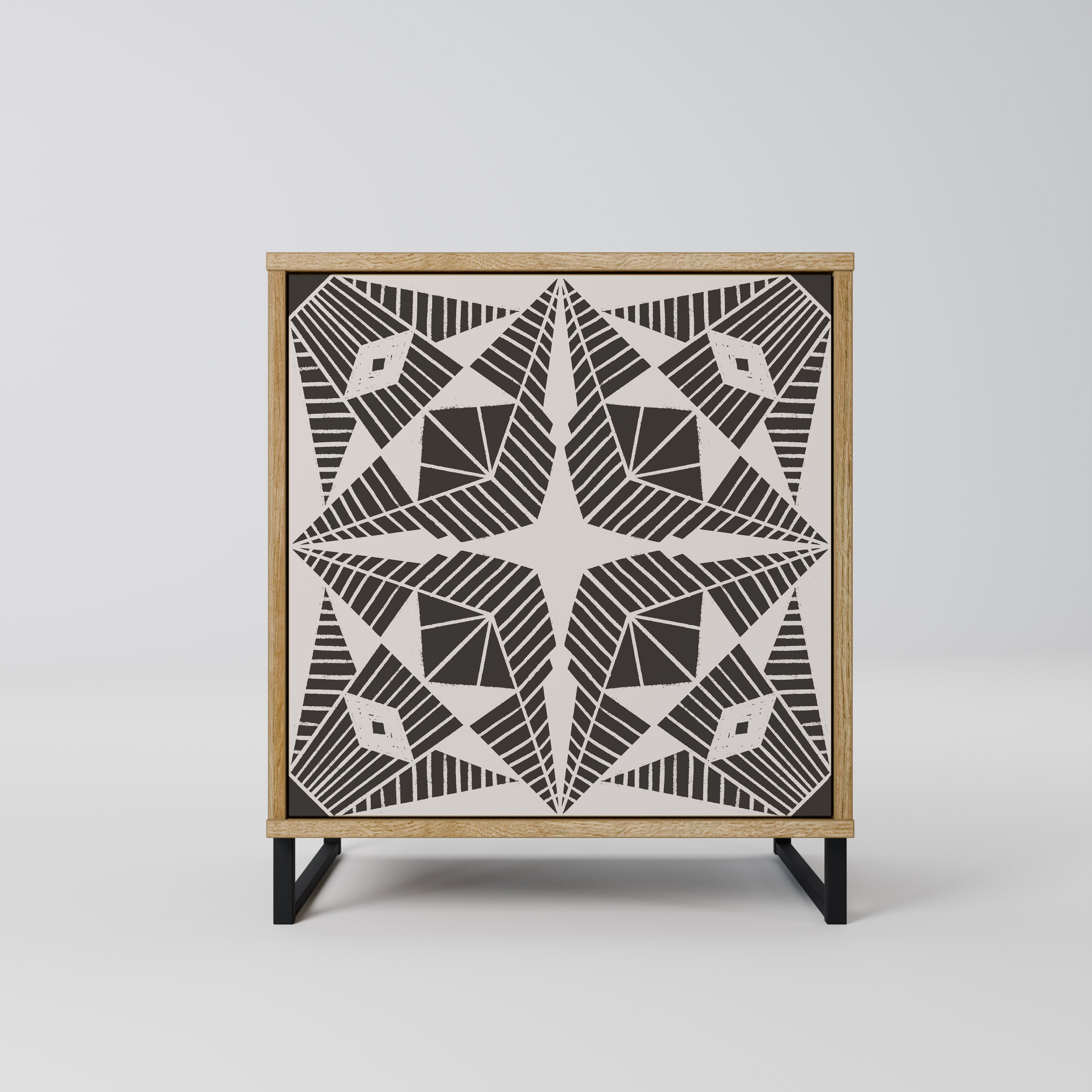 MONOCHROME NEXUS Komoda 1-drzwiowa korpus Dąb Riva