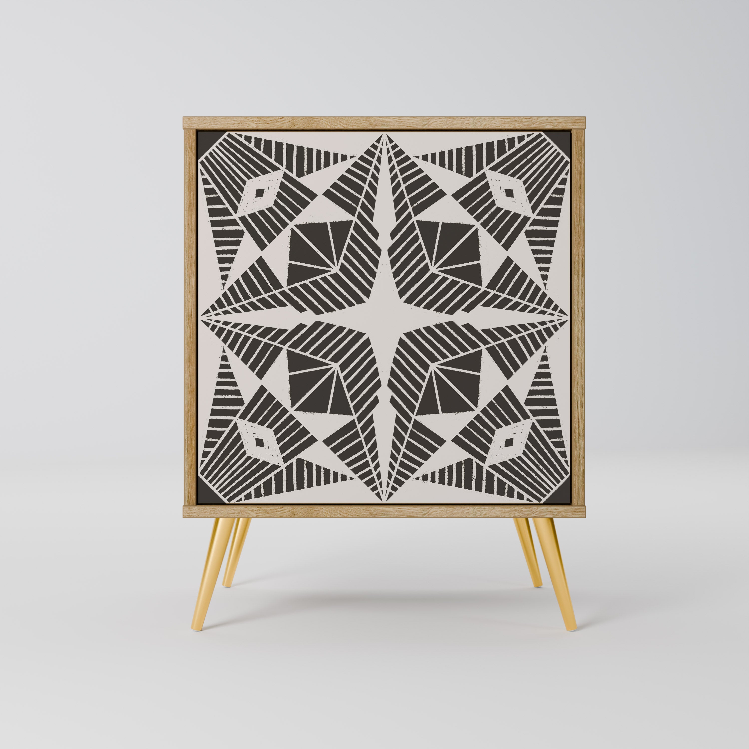 MONOCHROME NEXUS Komoda 1-drzwiowa korpus Dąb Riva