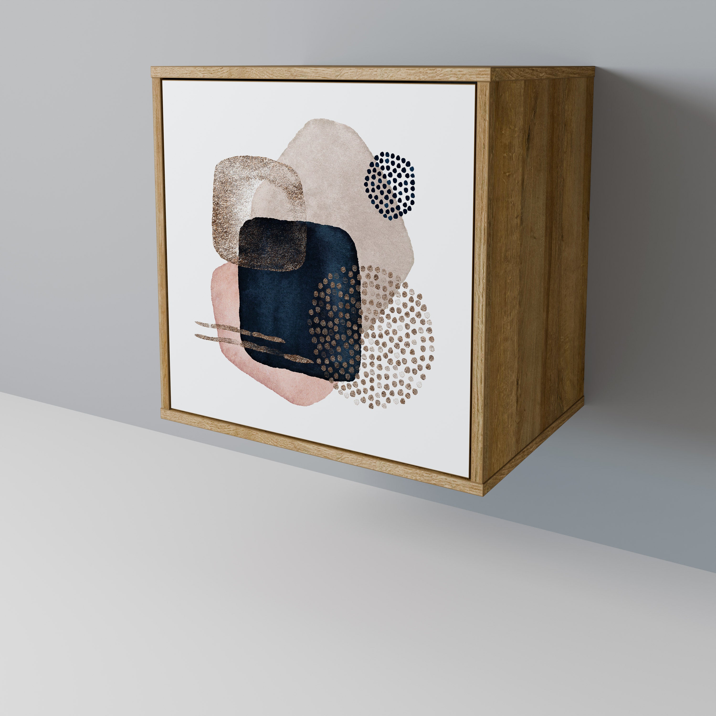 COLORFUL SHAPES Komoda 1-drzwiowa korpus Dąb Riva